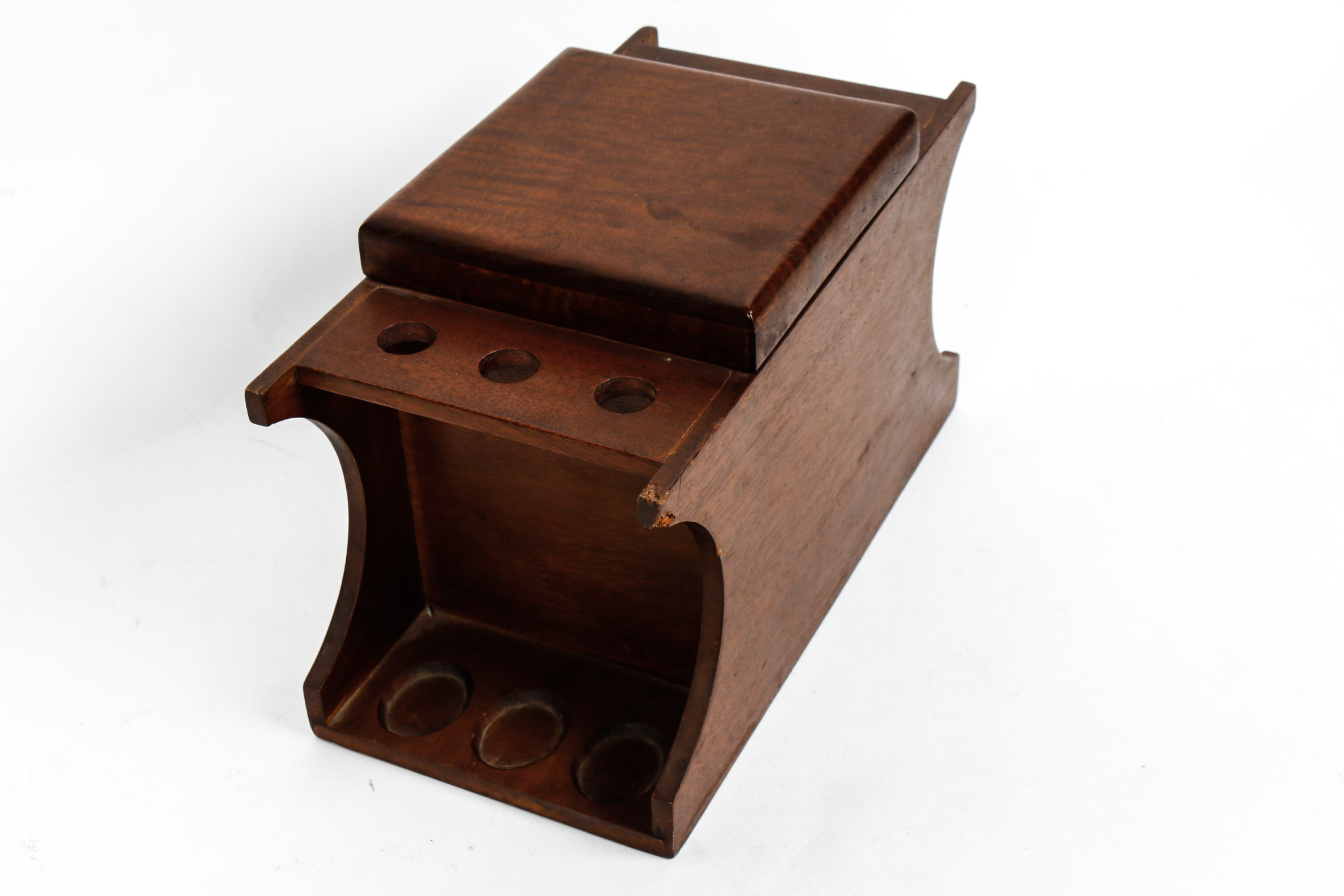 Vintage Wooden Pipe Holder