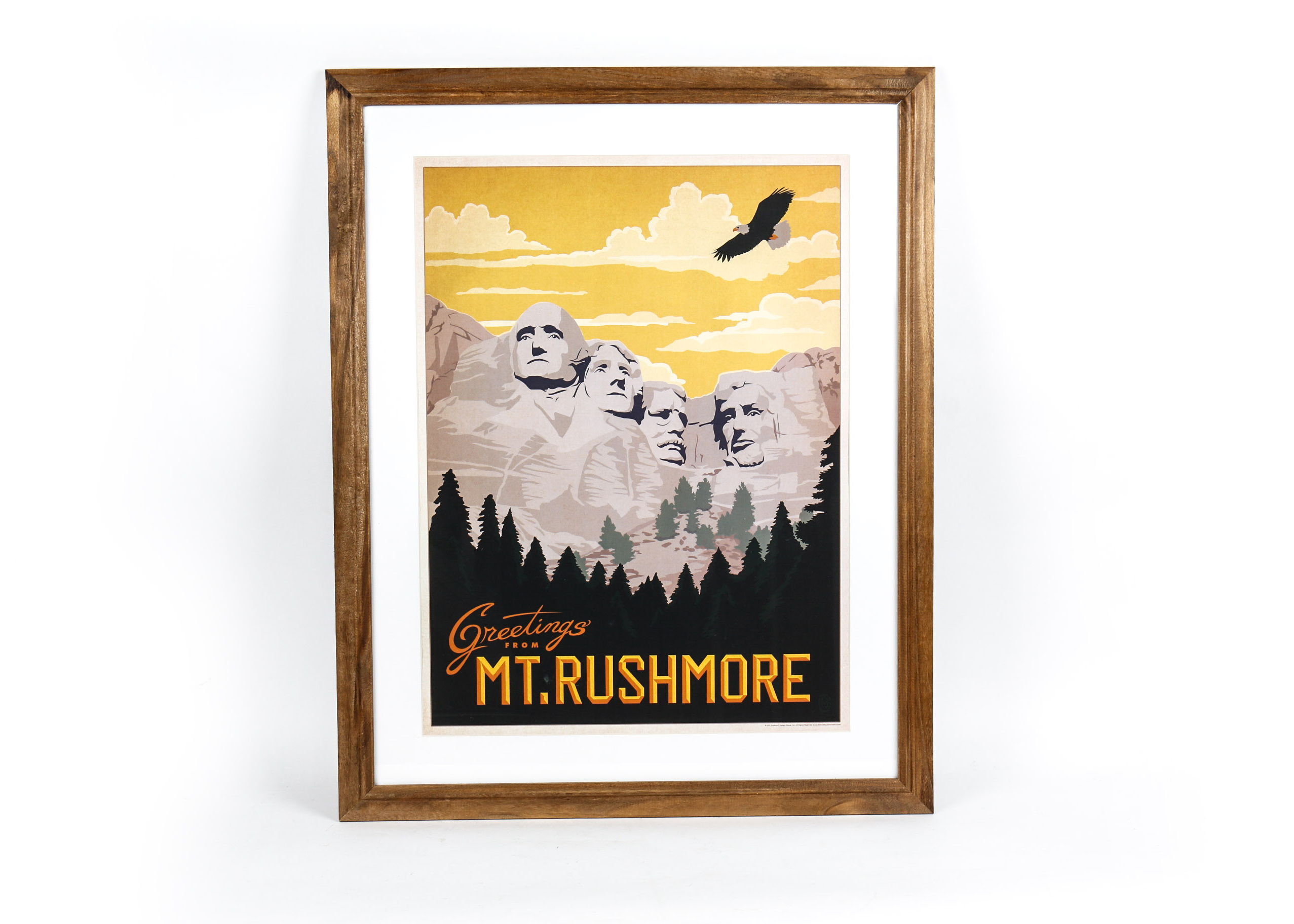 Framed Print of Mt. Rushmore