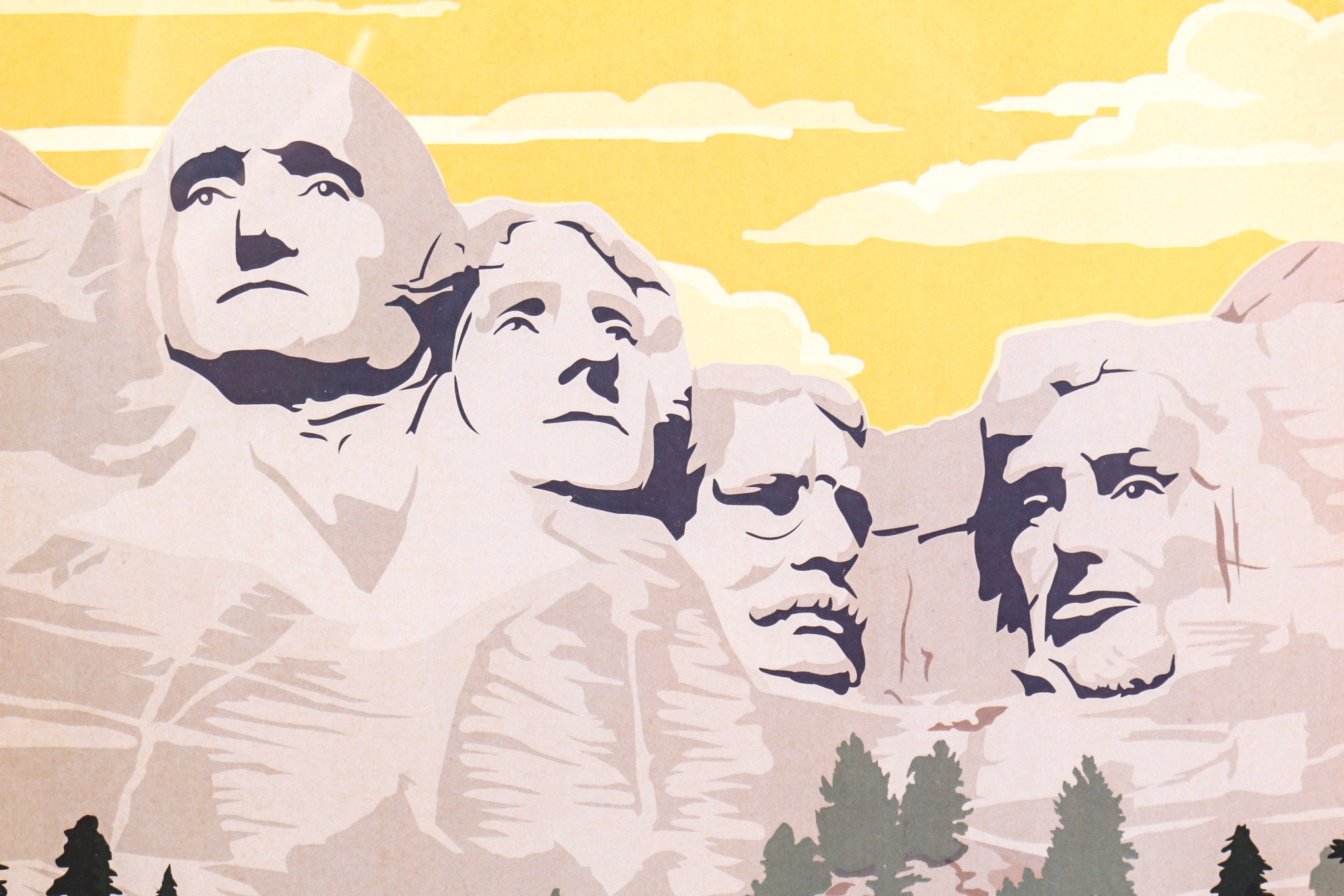 Framed Print of Mt. Rushmore