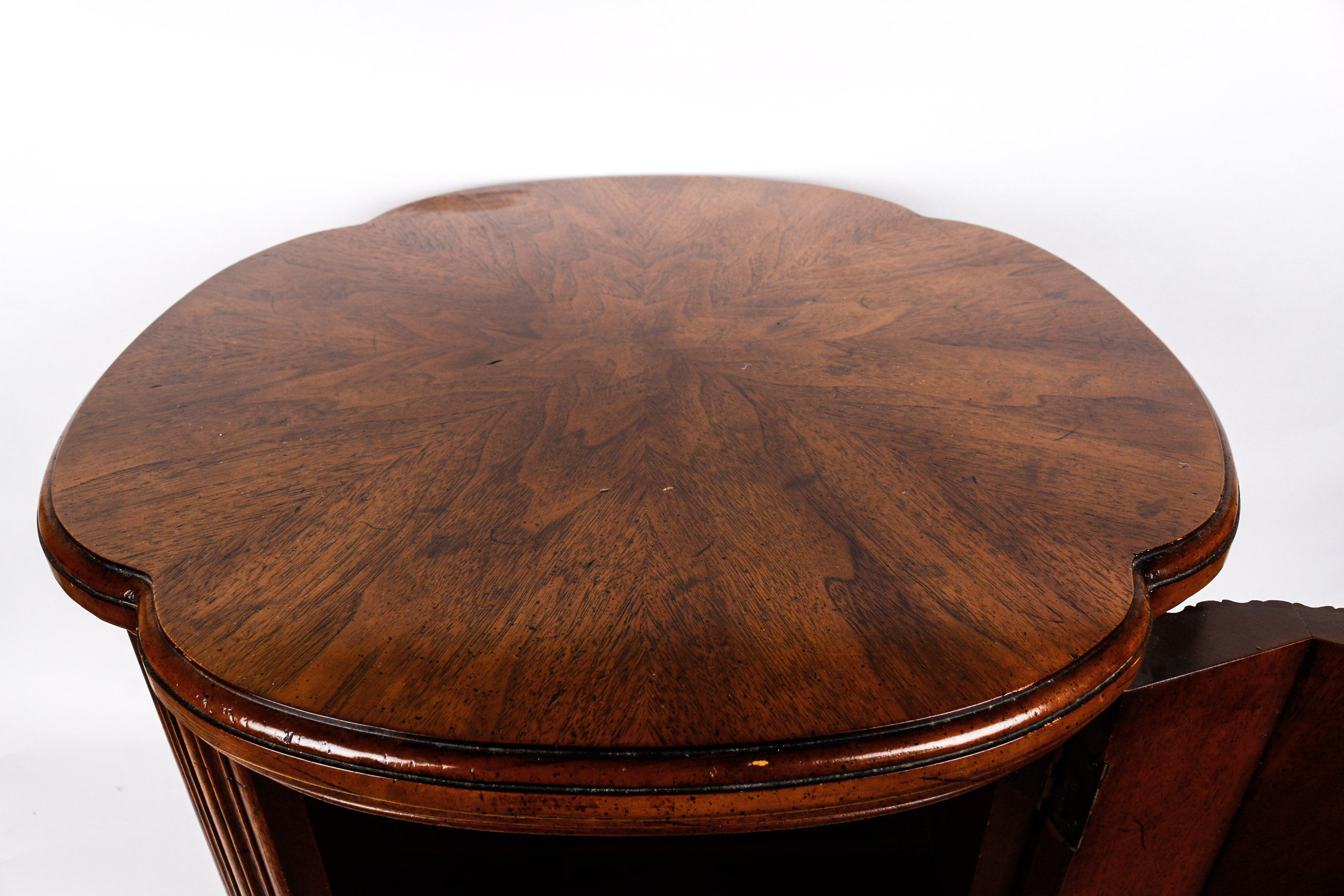 Quarterfoil Drum Side Table by Henredon