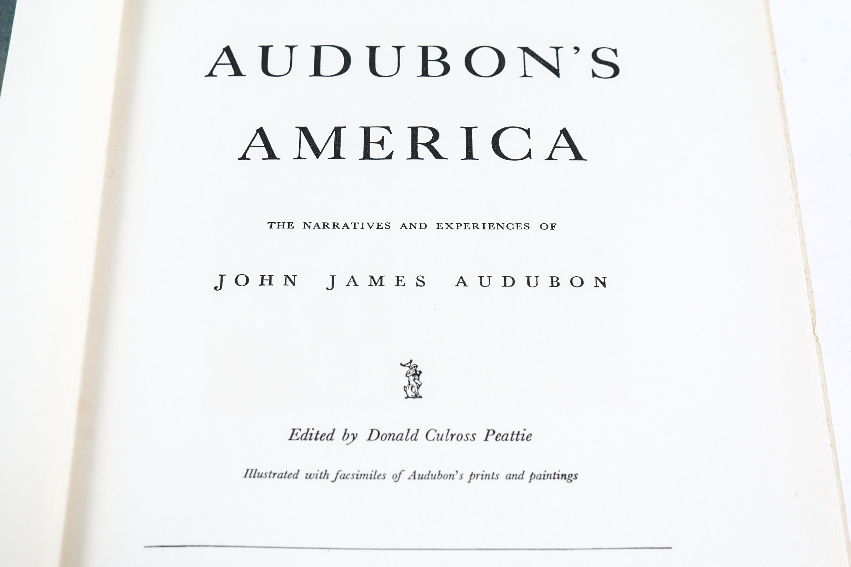 Audobon Bird Print with Book