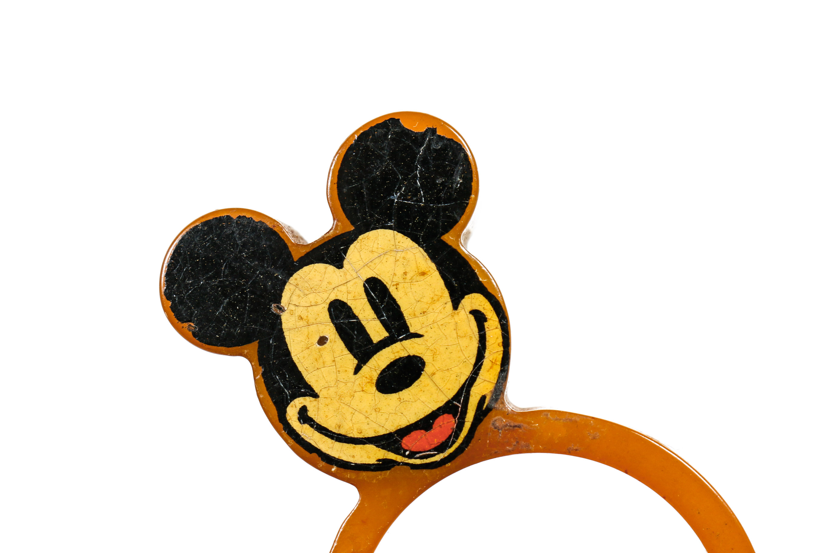 Vintage Mickey Mouse Bakelite Napkin Ring and Book