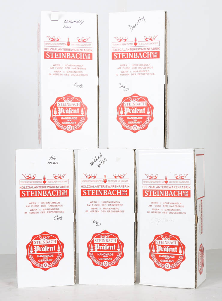 Five Wizard of Oz Steinbach Nutcrackers