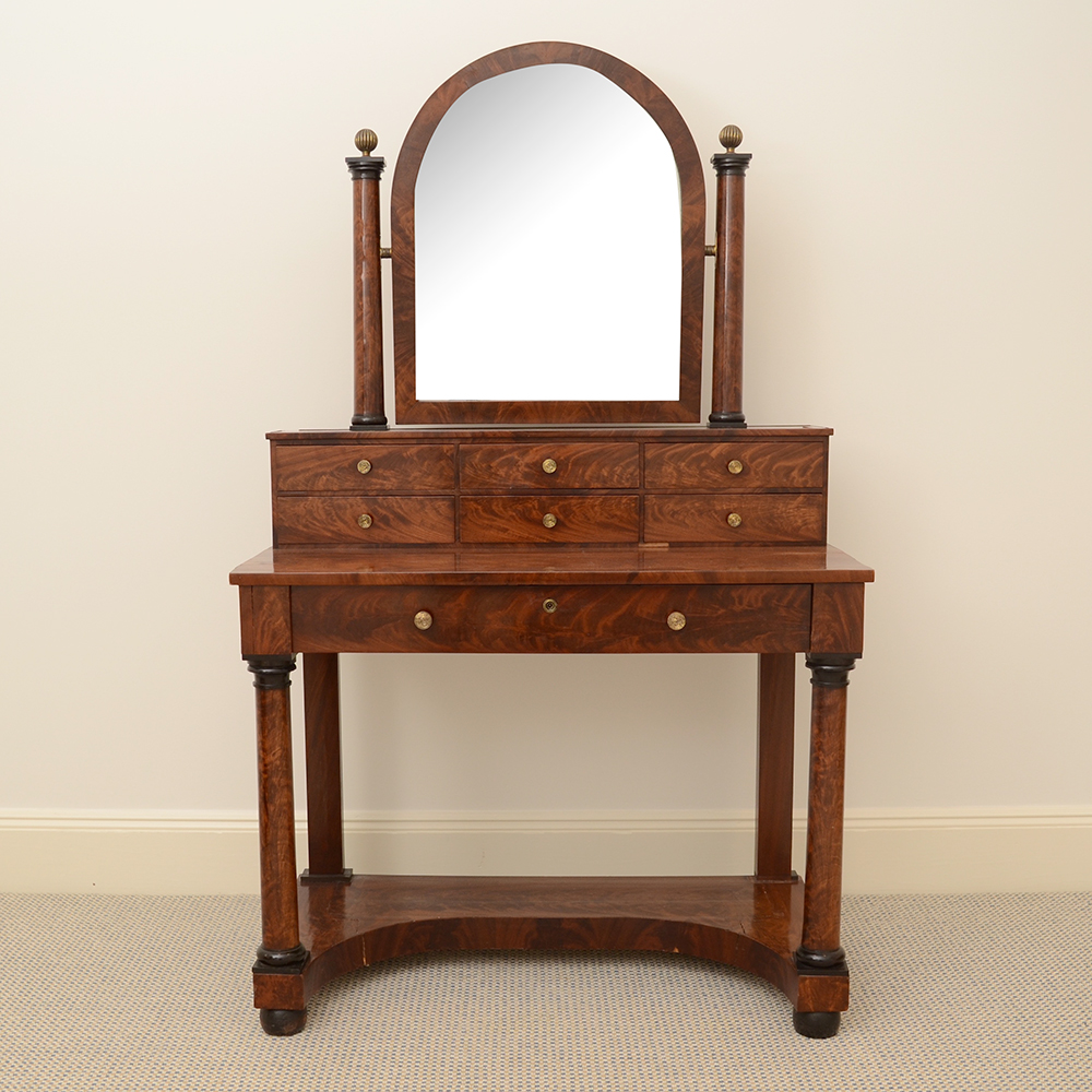 Period American Classical Boston Dressing Table