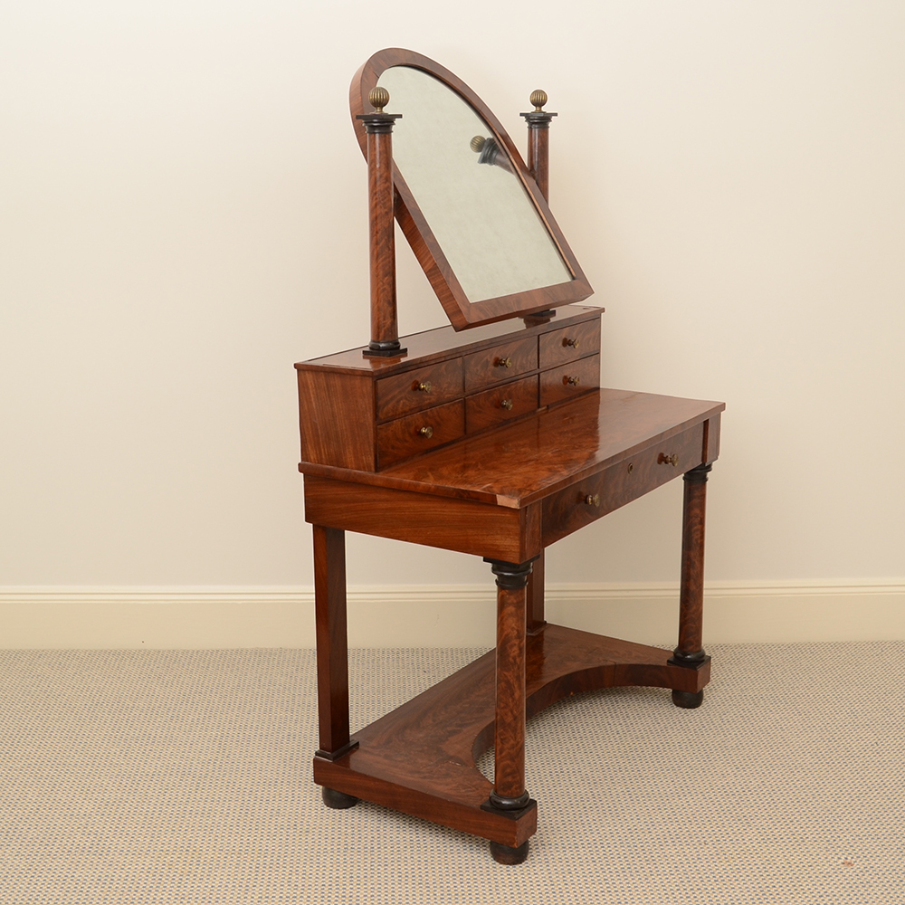 Period American Classical Boston Dressing Table