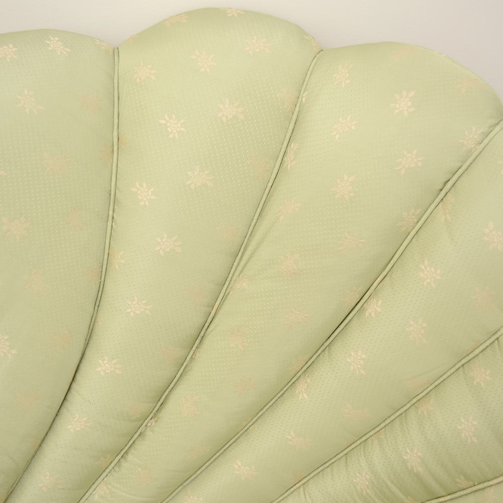 Pair of Scallop Upholstered Lounge Chairs