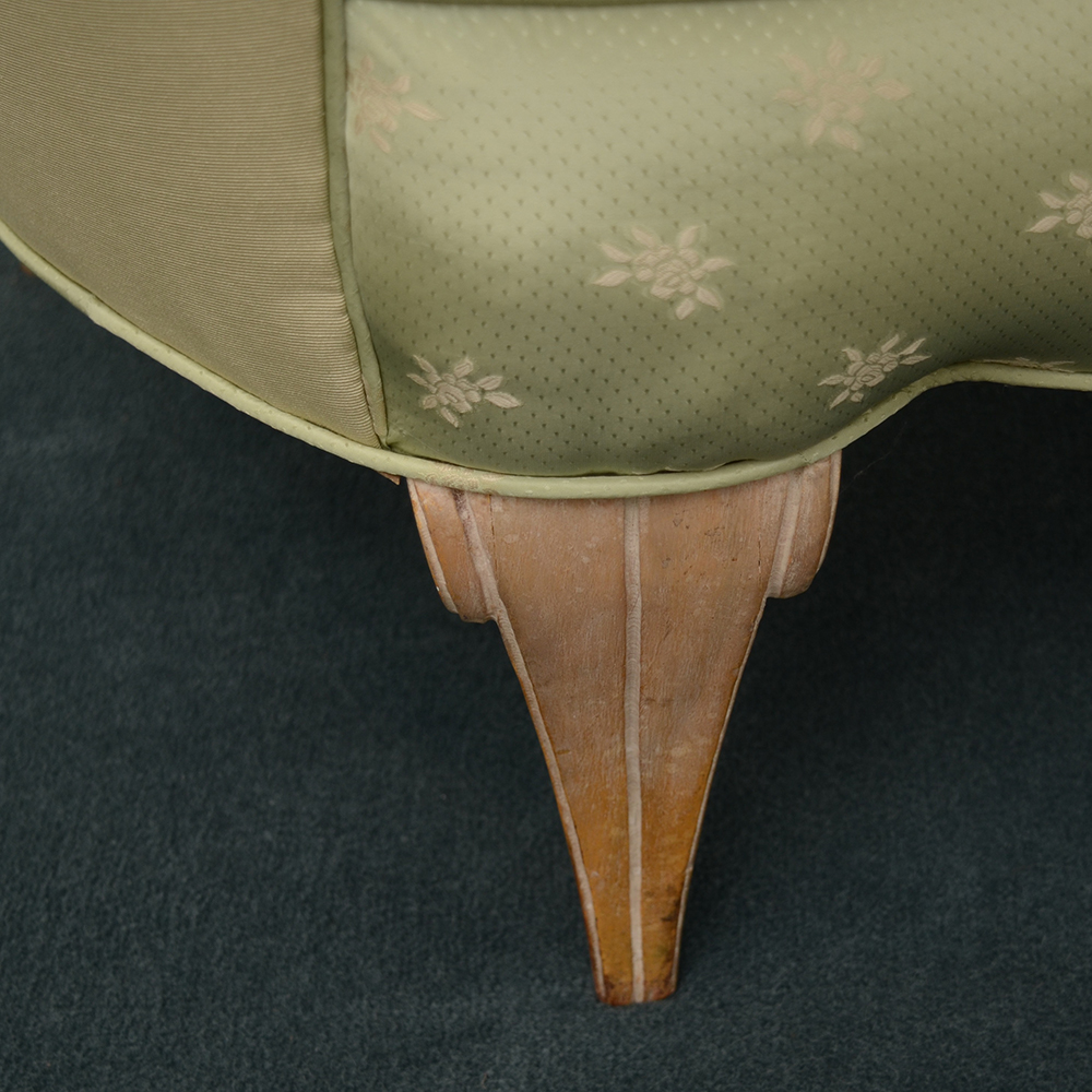 Pair of Scallop Upholstered Lounge Chairs