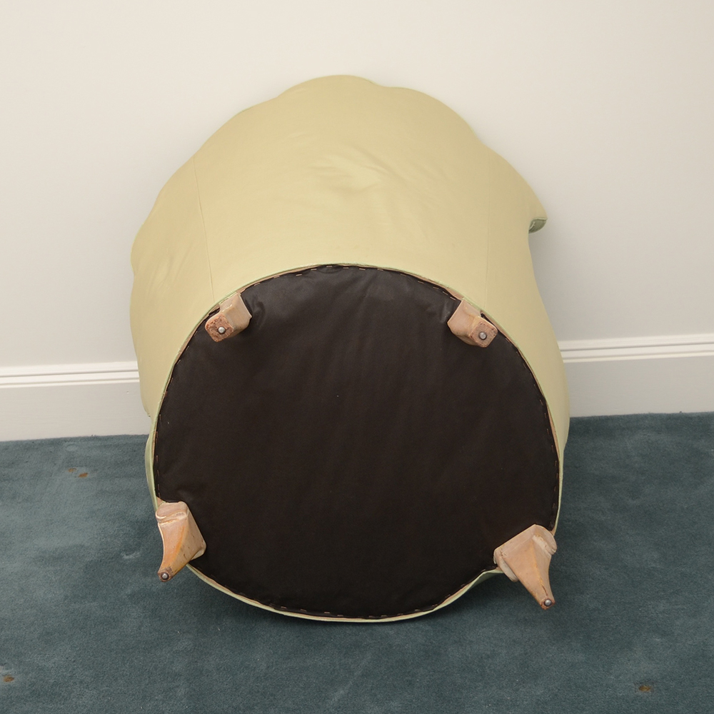 Pair of Scallop Upholstered Lounge Chairs