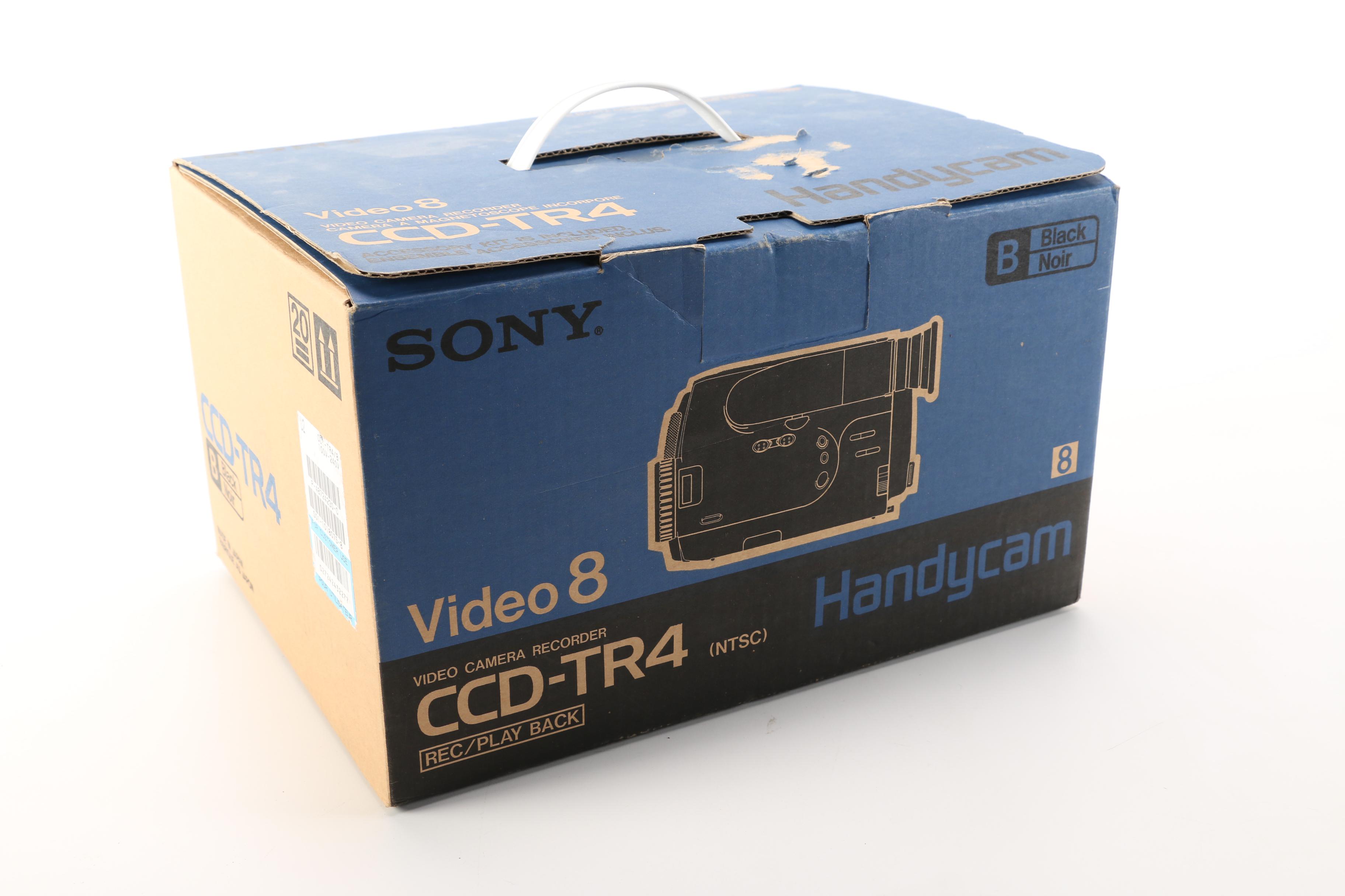 Sony NP-55 Video 8 Handycam Camcorder With Accessories