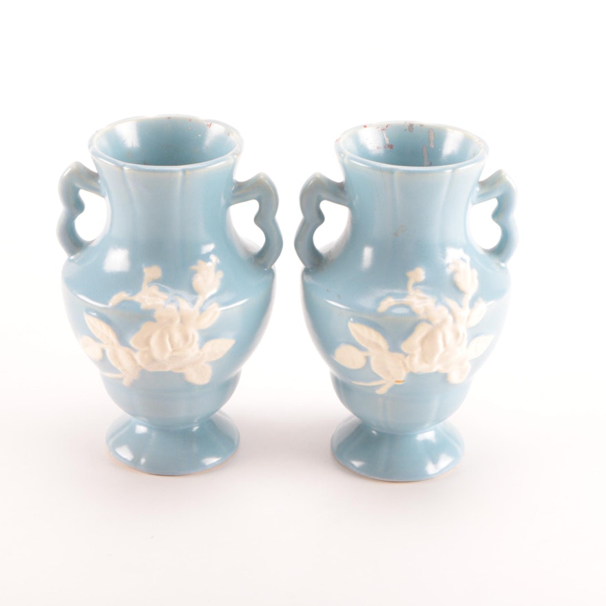 Blue and White Ceramic Vases