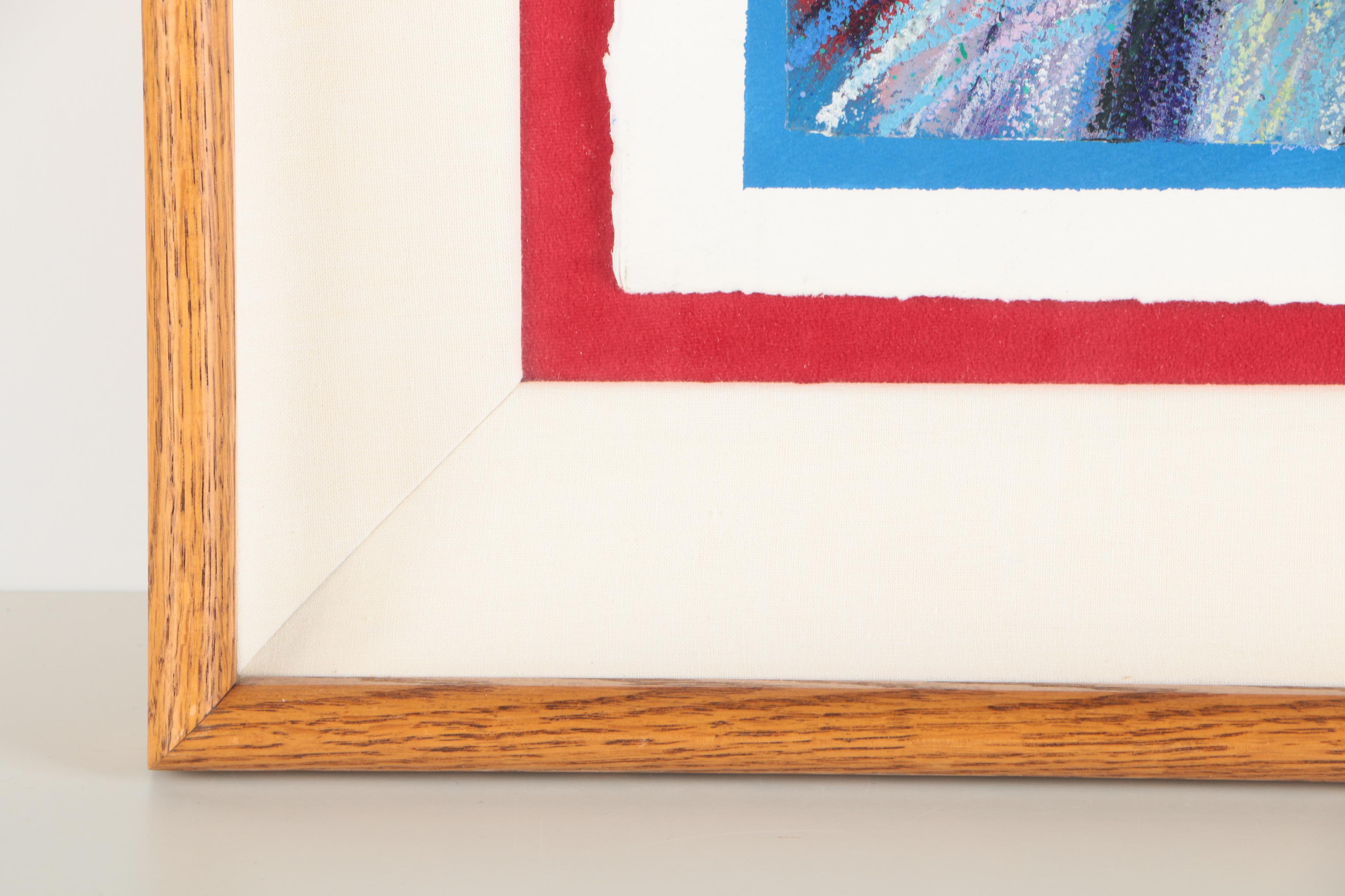 James Talmadge Acrylic Painting on Paper "Carnival Recalled"