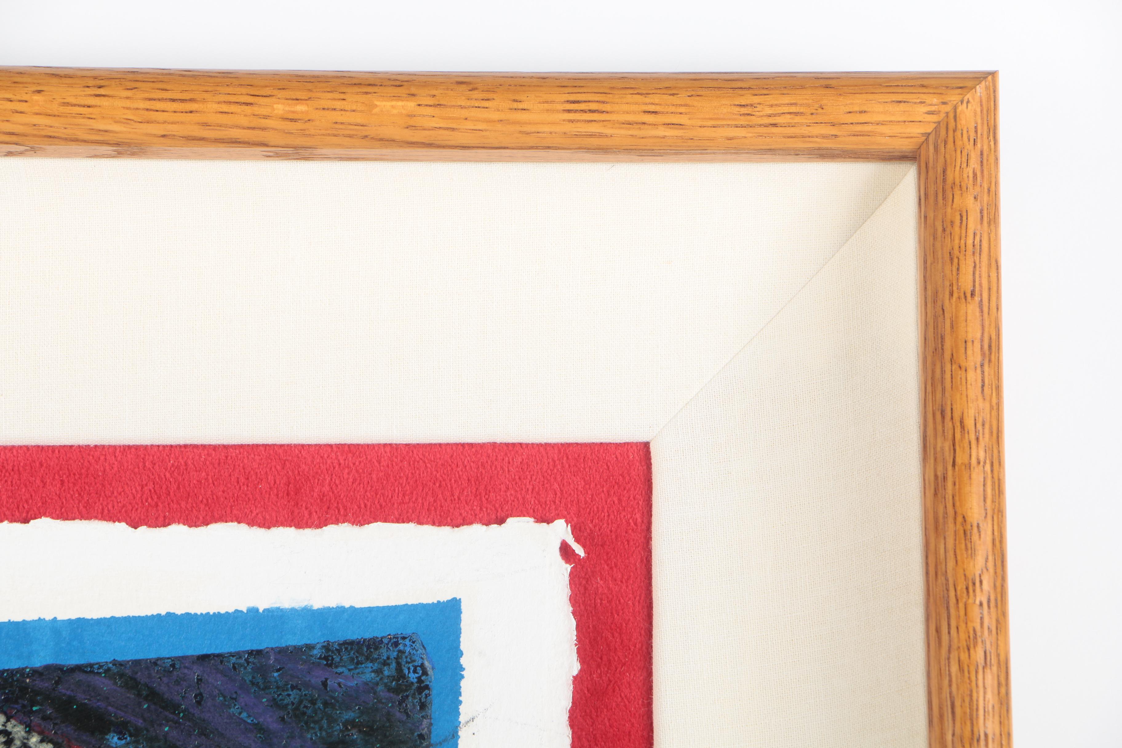 James Talmadge Acrylic Painting on Paper "Carnival Recalled"