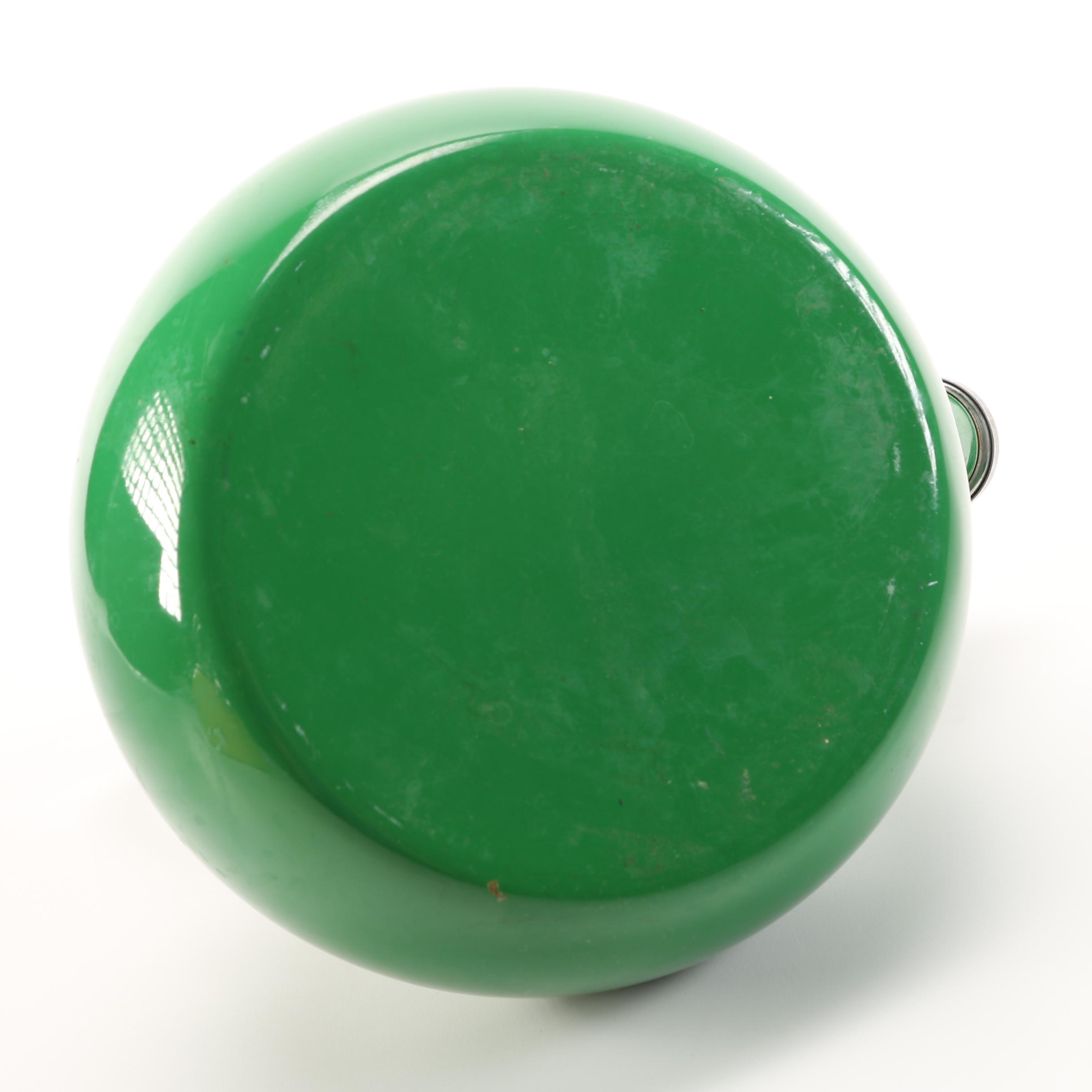 Green and Yellow Chantal Tea Kettles