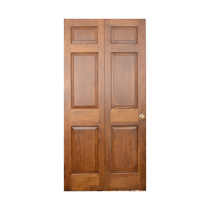 Bi-Fold Wooden Closet Door