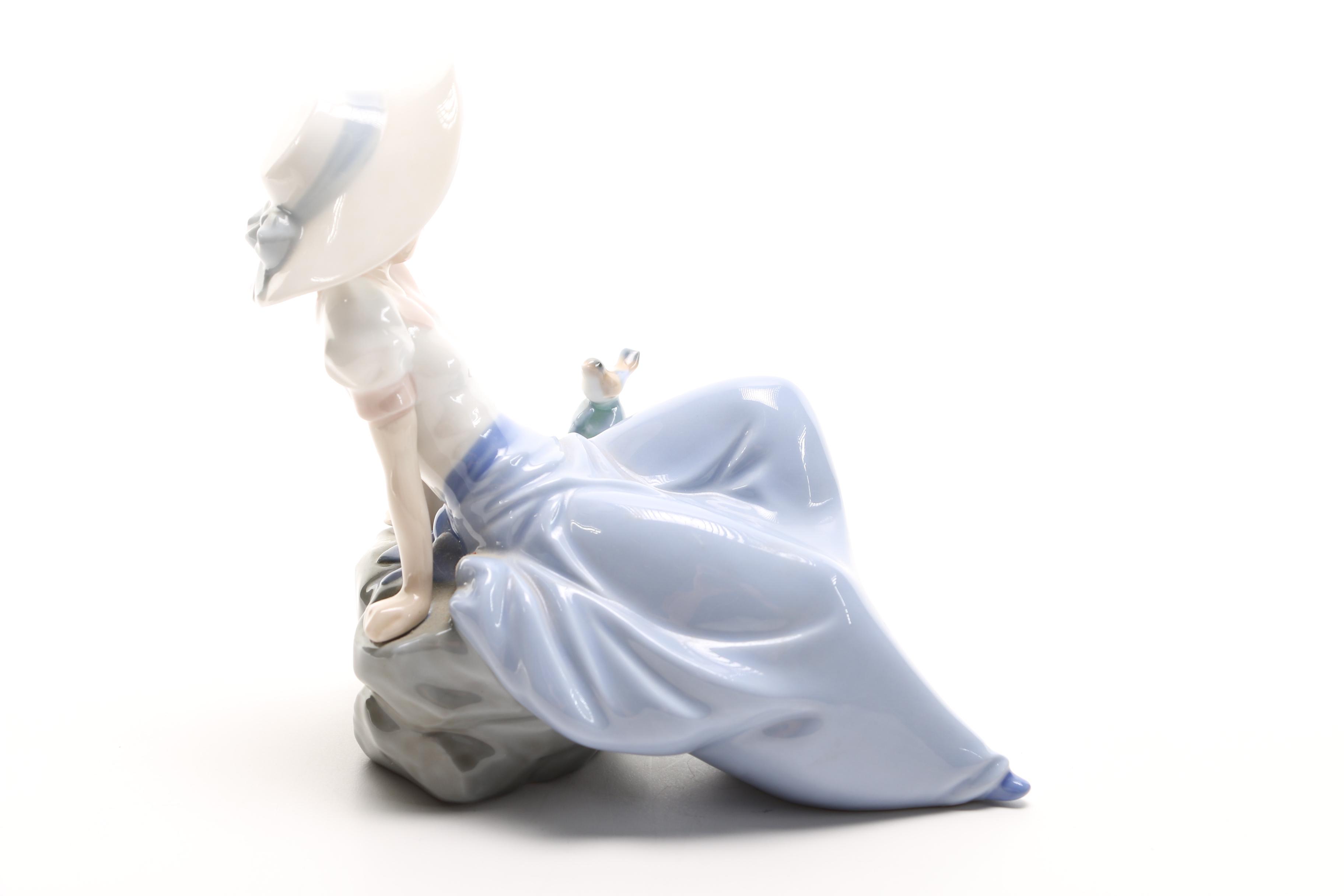 Nao for Lladro "Listening To Birds Song" Figurine