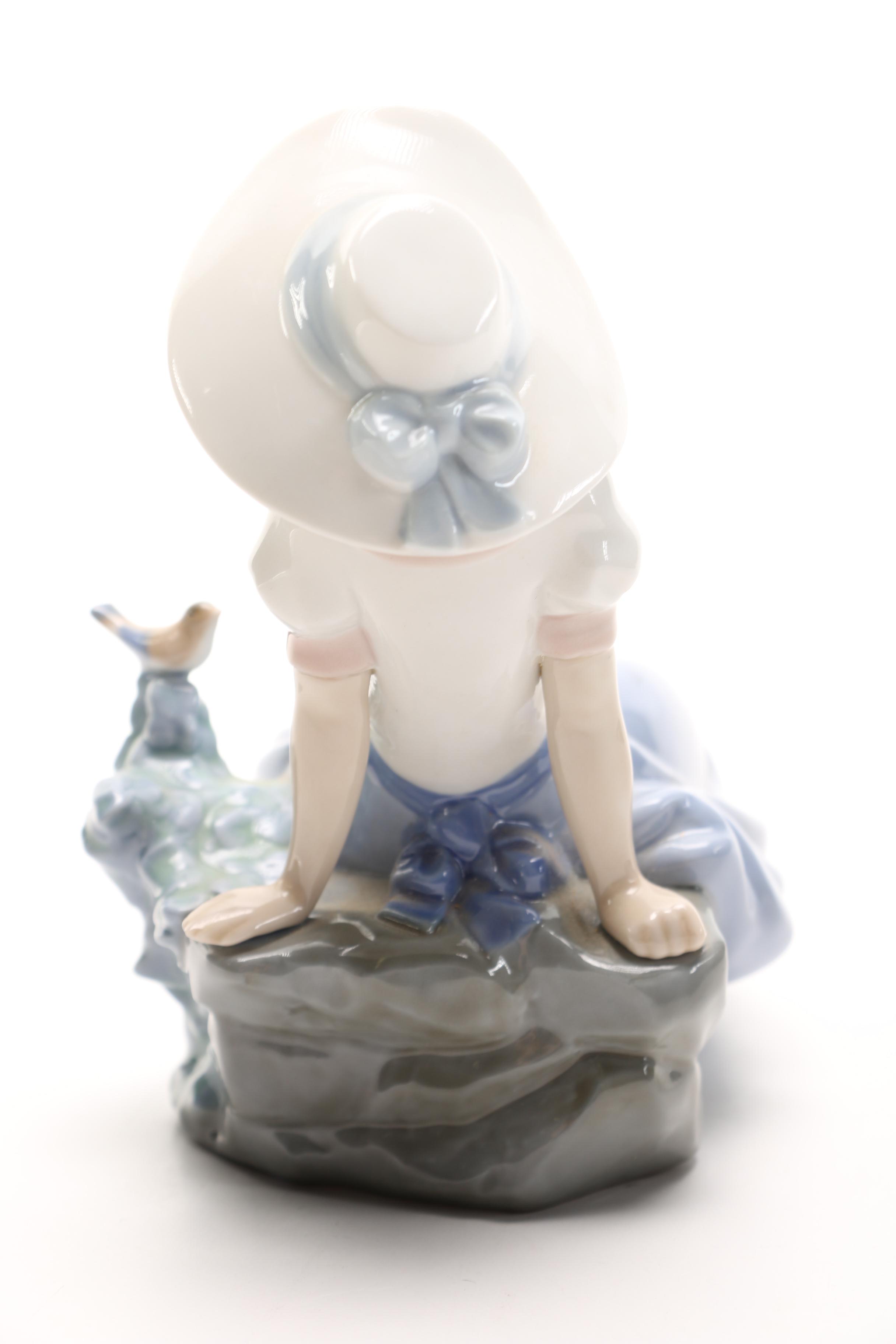 Nao for Lladro "Listening To Birds Song" Figurine