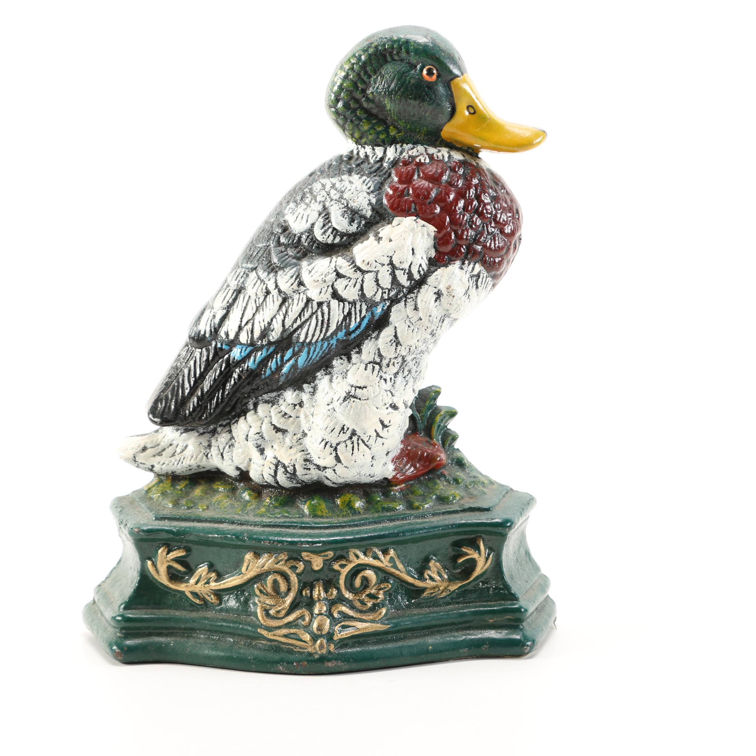Cast Iron Duck Decor