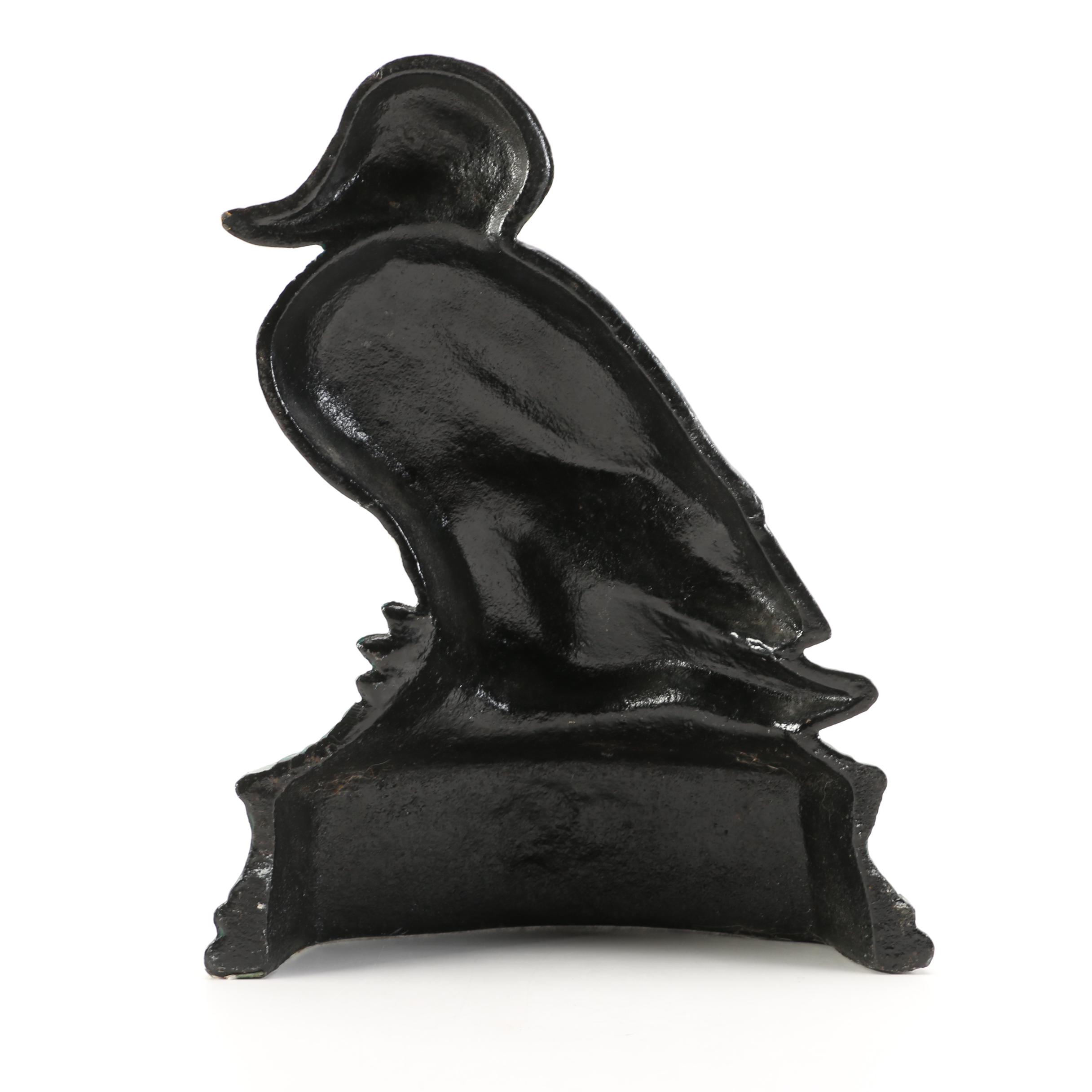Cast Iron Duck Decor