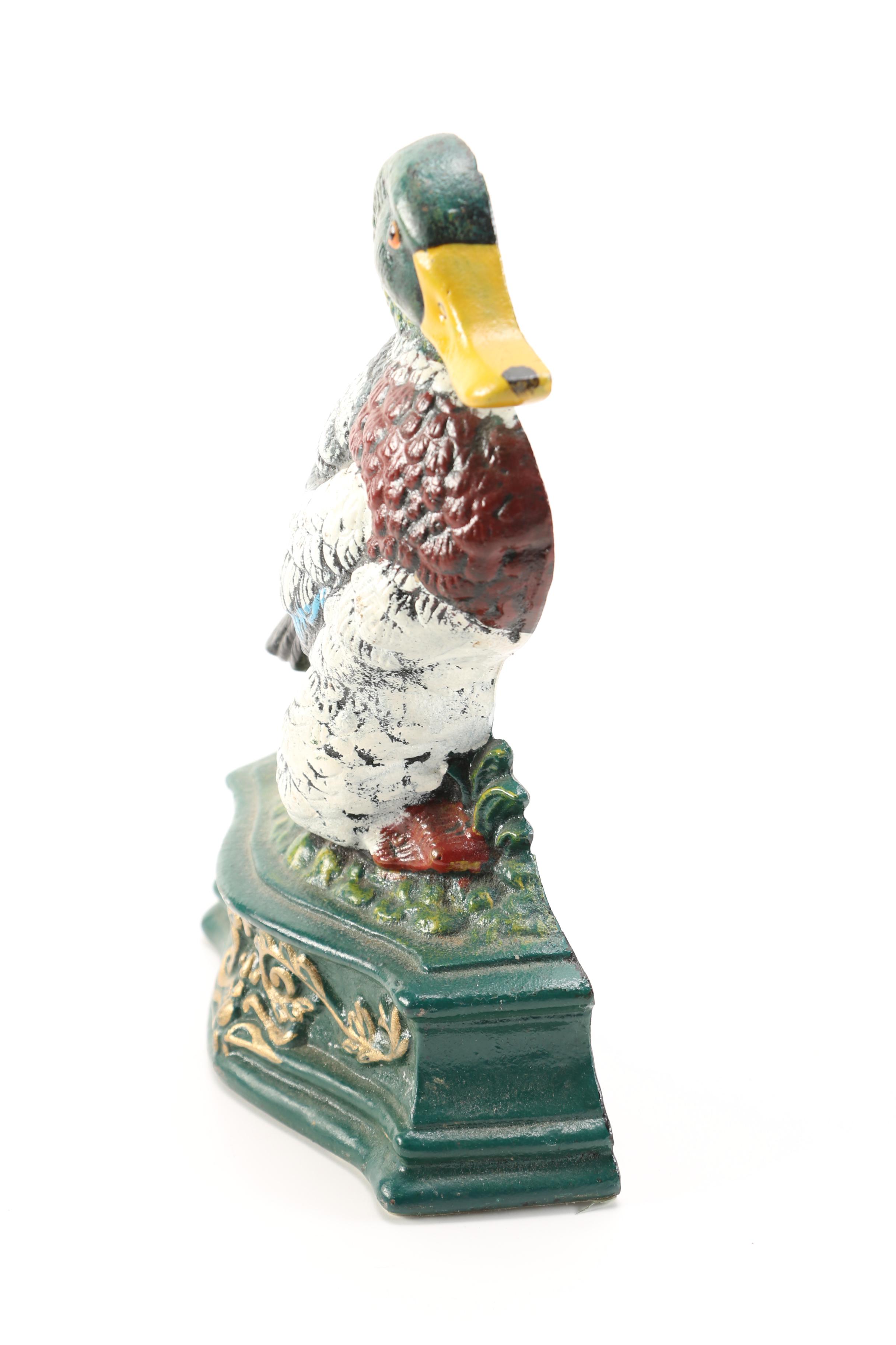Cast Iron Duck Decor