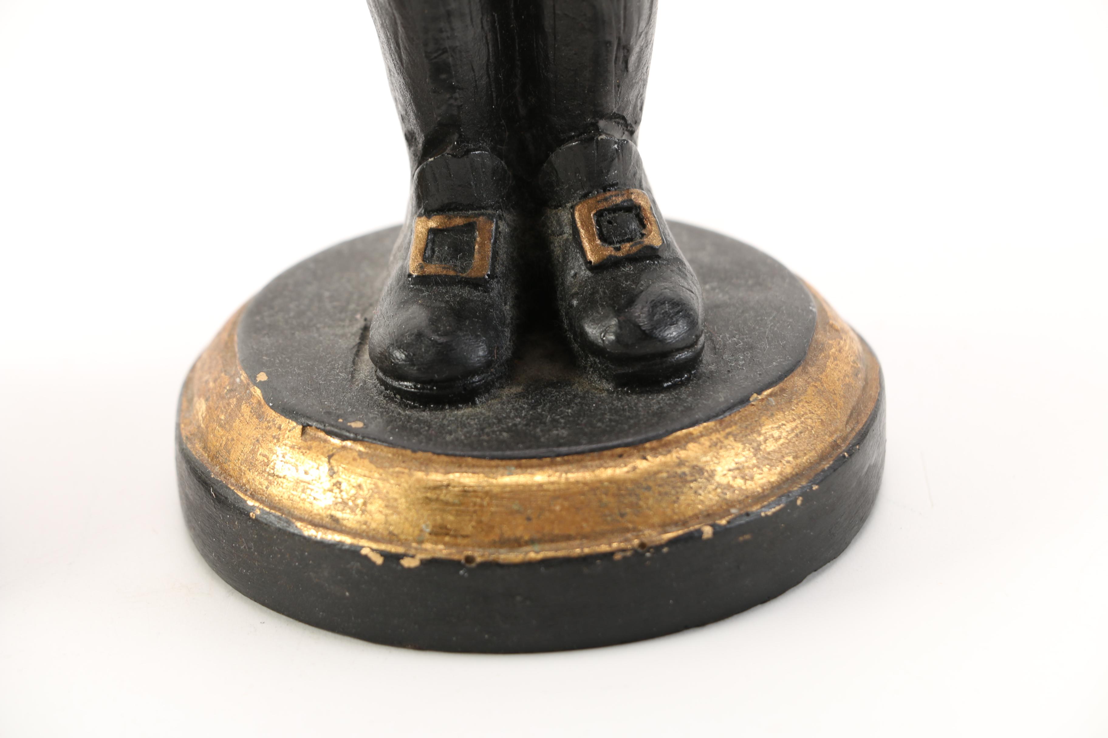 Chimpanzee Wood Carved Candlestick Holders