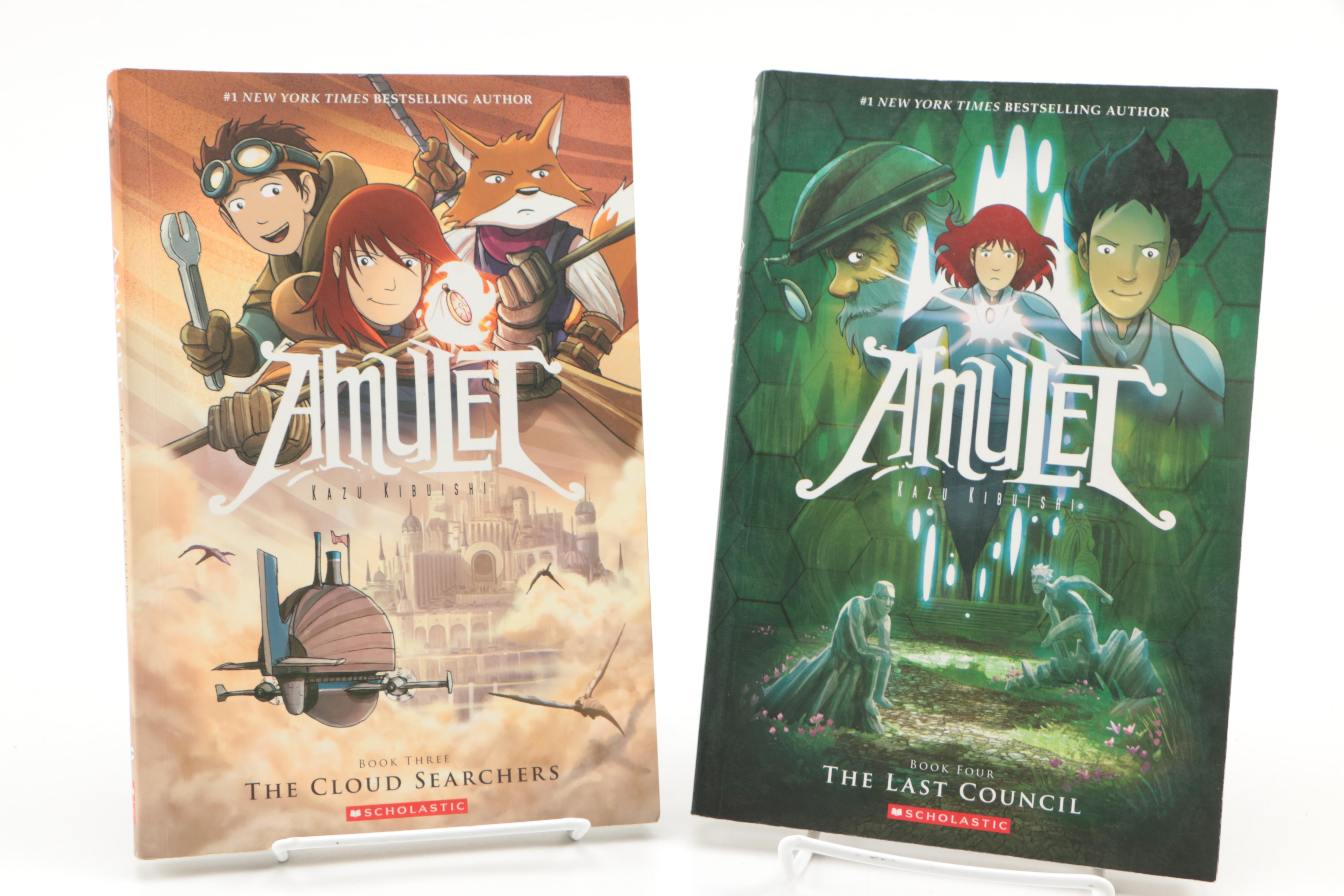 Six Volumes of "Amulet" by Kazu Kibuishi