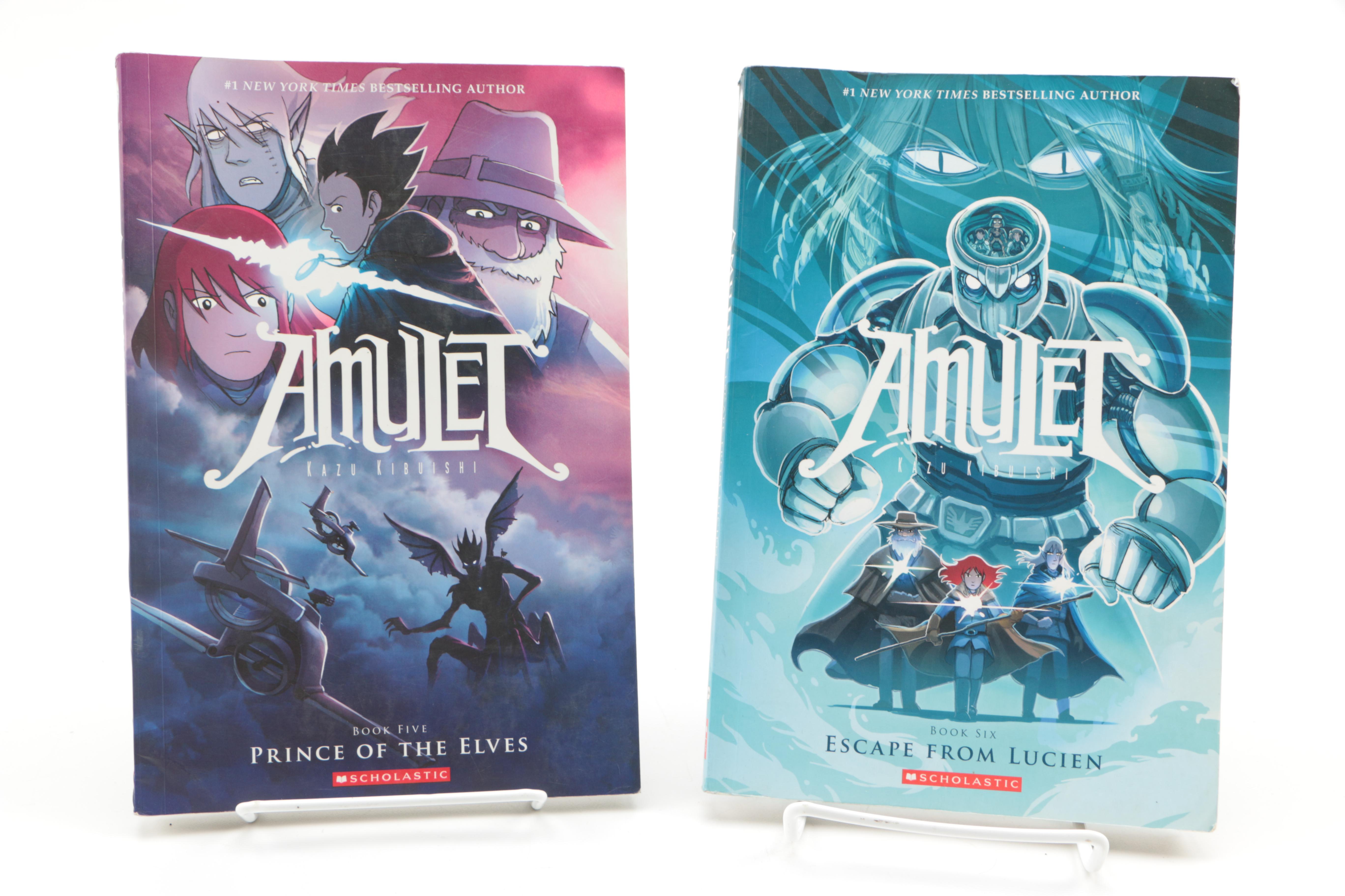 Six Volumes of "Amulet" by Kazu Kibuishi