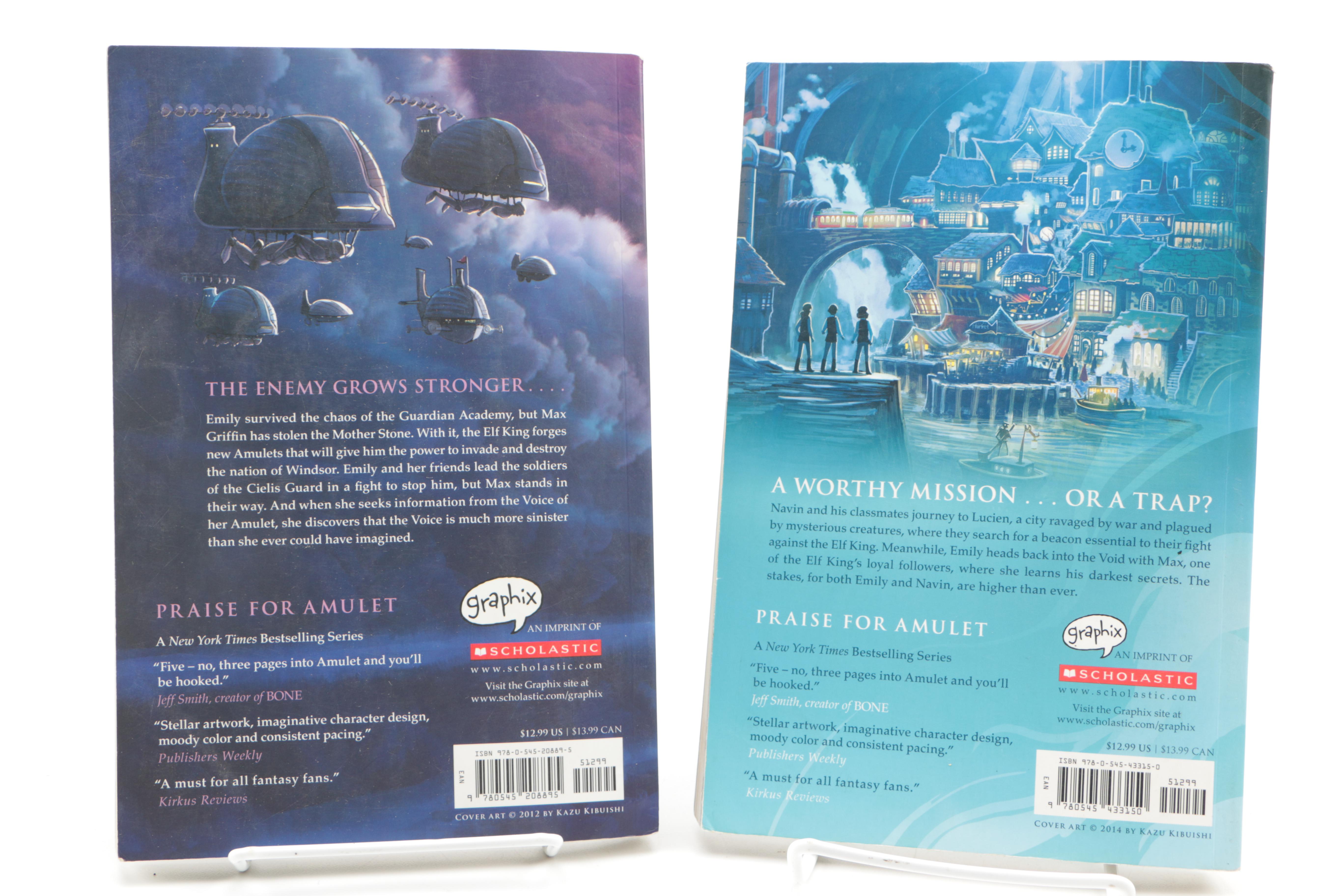 Six Volumes of "Amulet" by Kazu Kibuishi