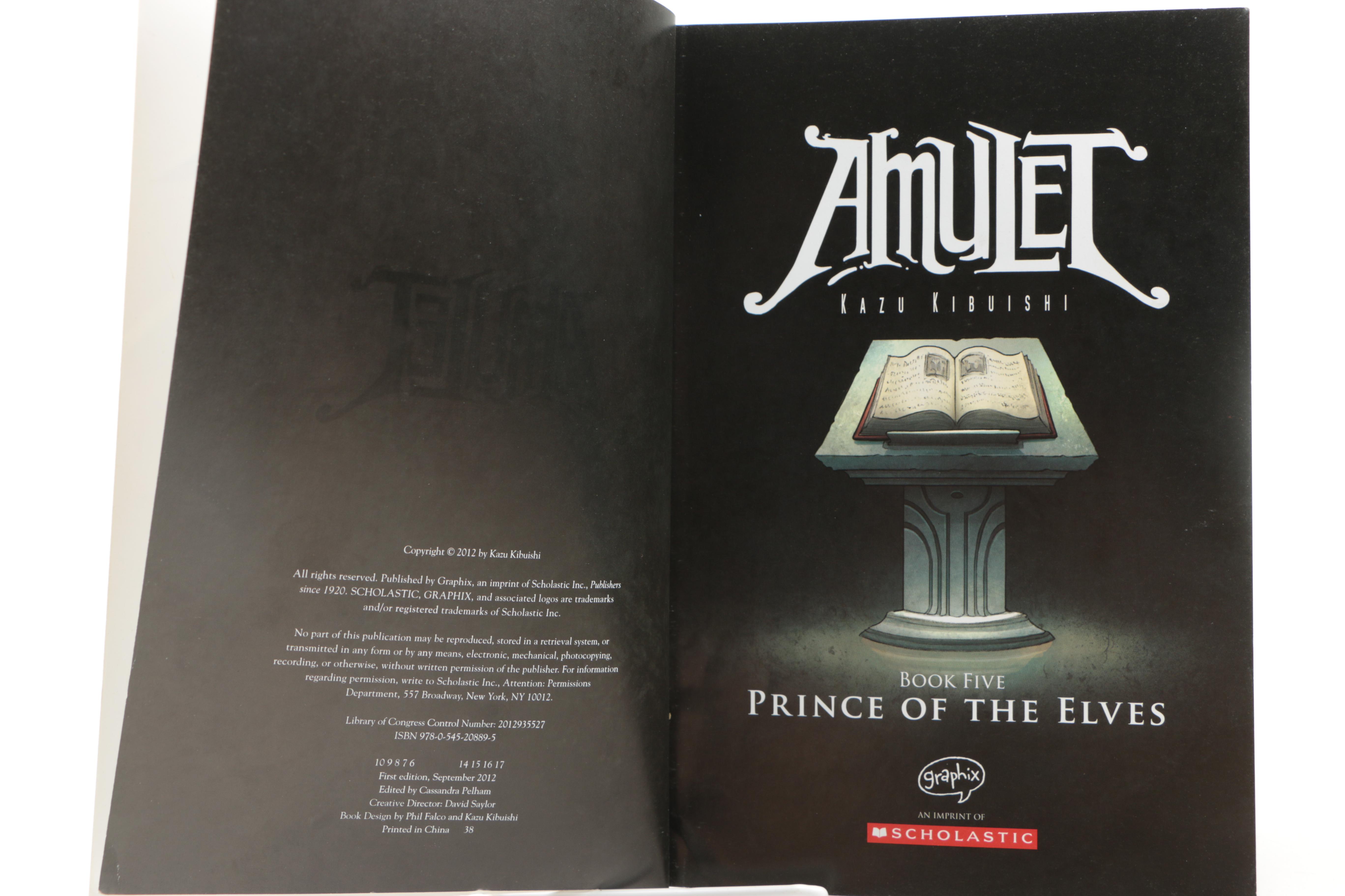 Six Volumes of "Amulet" by Kazu Kibuishi