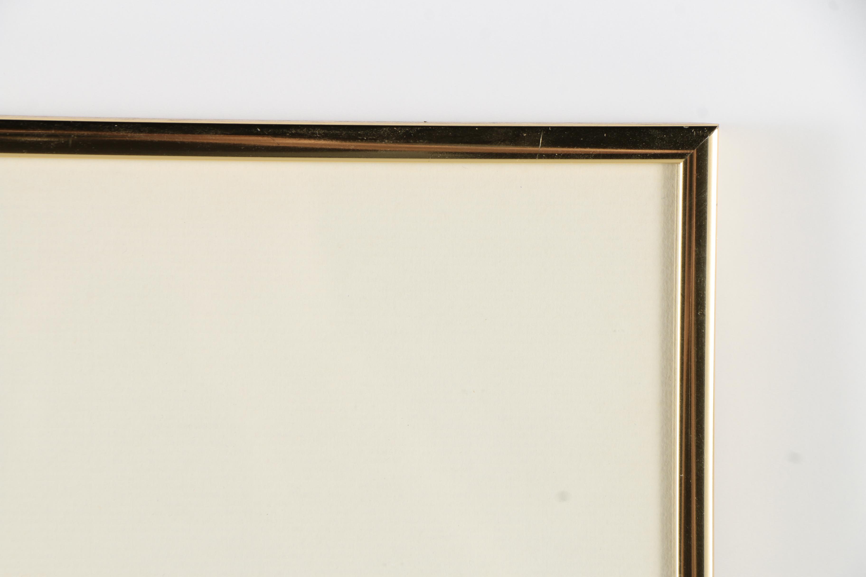 Dolores Ann Ziegler Mixed Media Painting of Garden