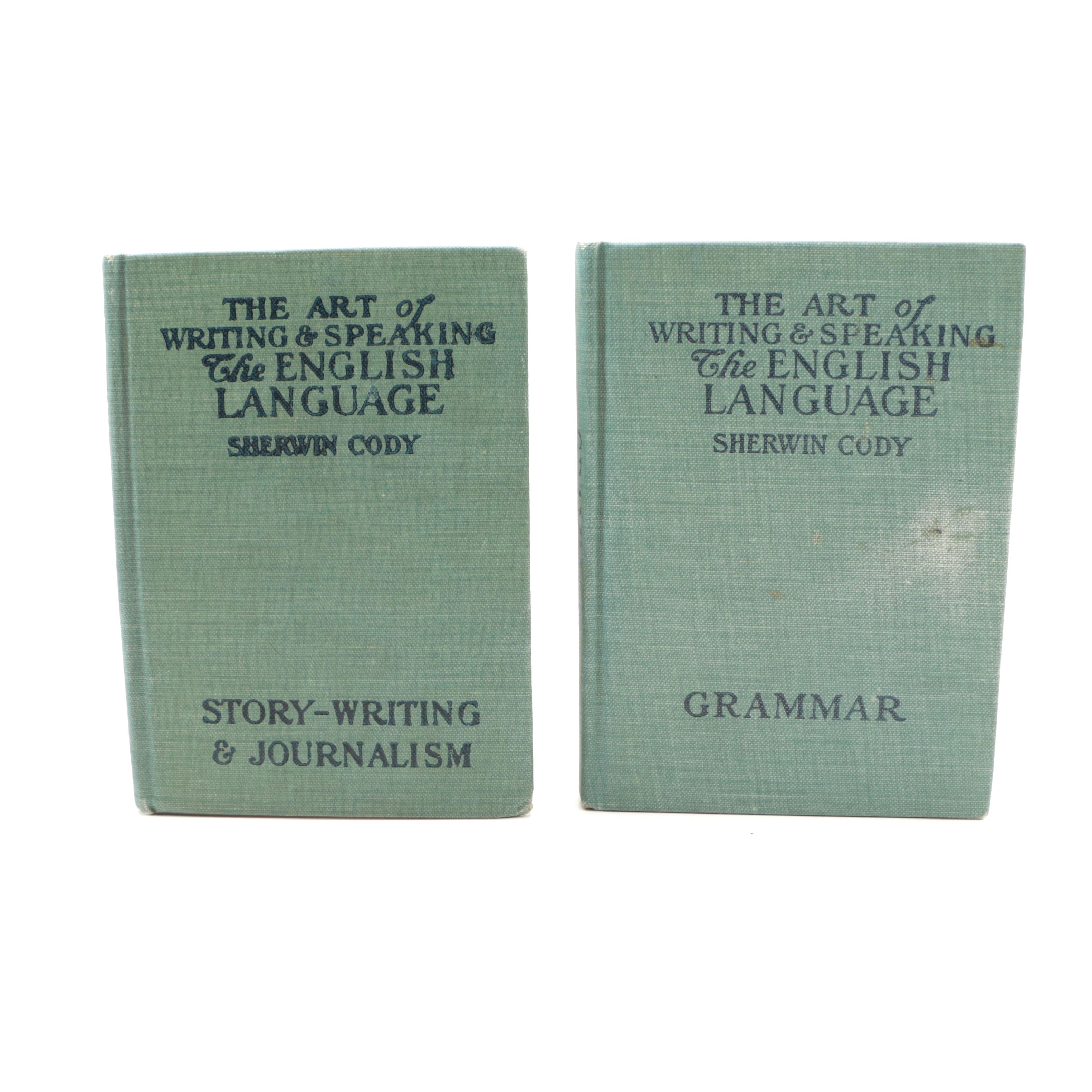 1910s Literary Digest Two Volume Set by Sherwin Cody