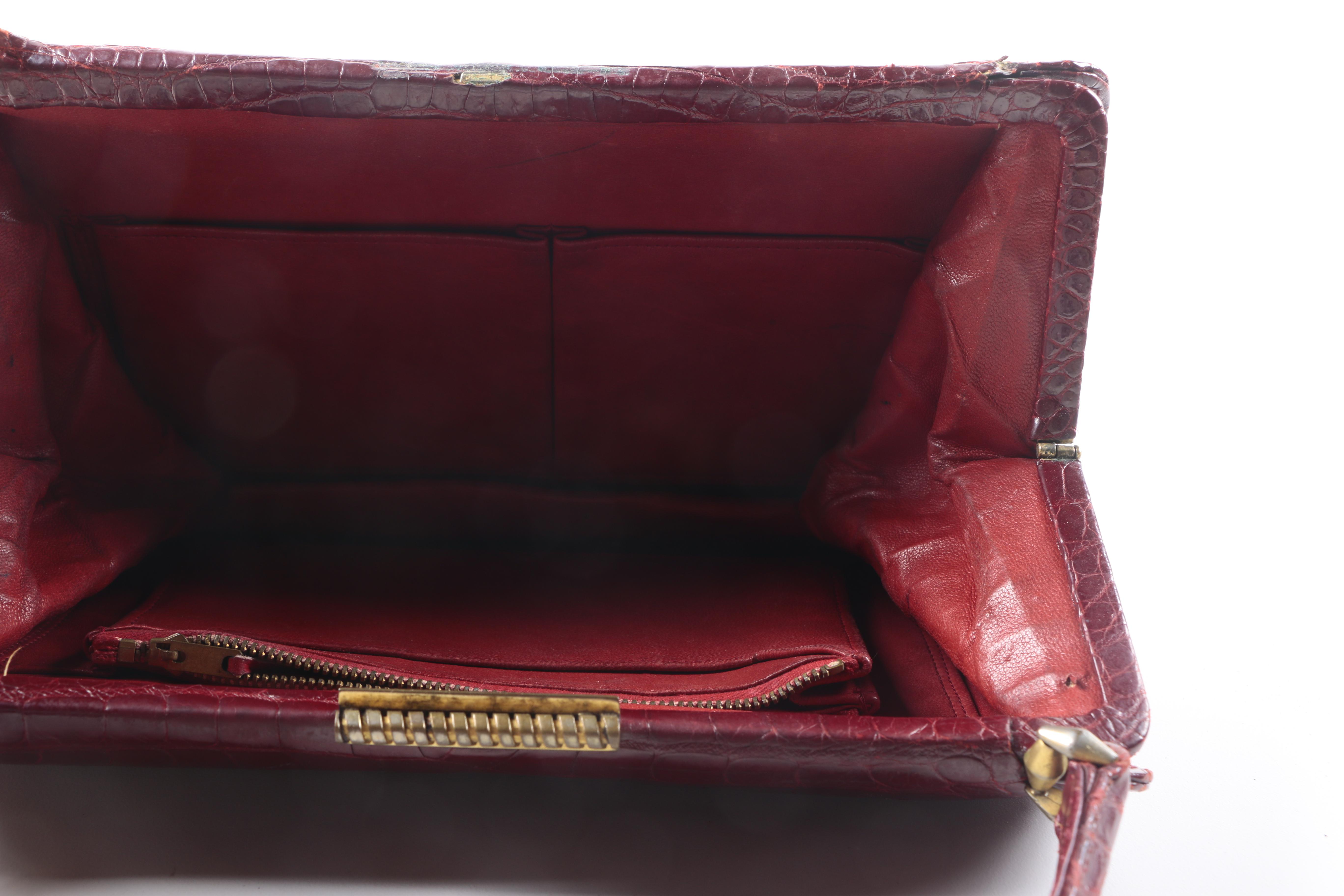 Vintage Crocodile Handbags Including Loewe and Sacha