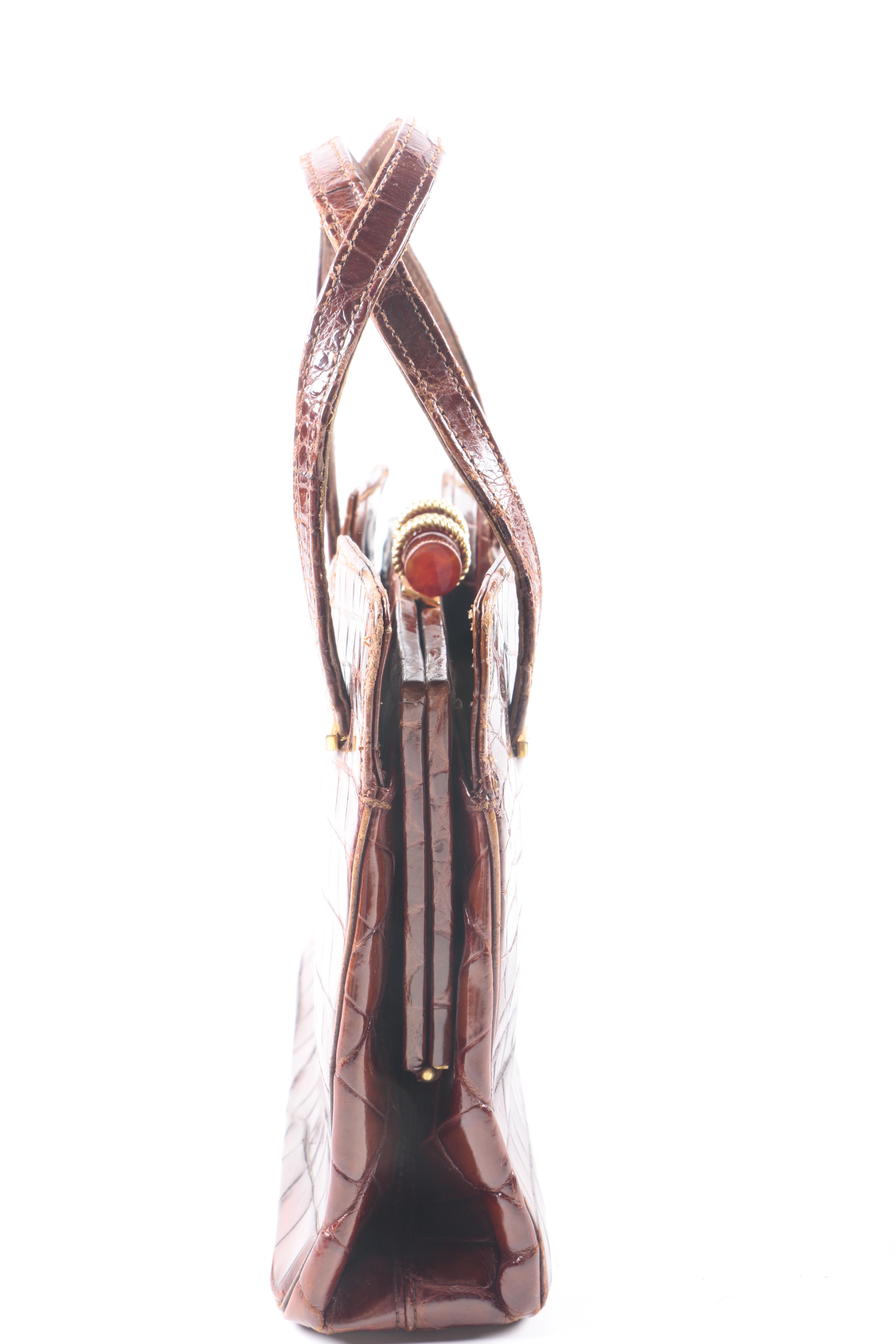 Vintage Crocodile Handbags Including Loewe and Sacha