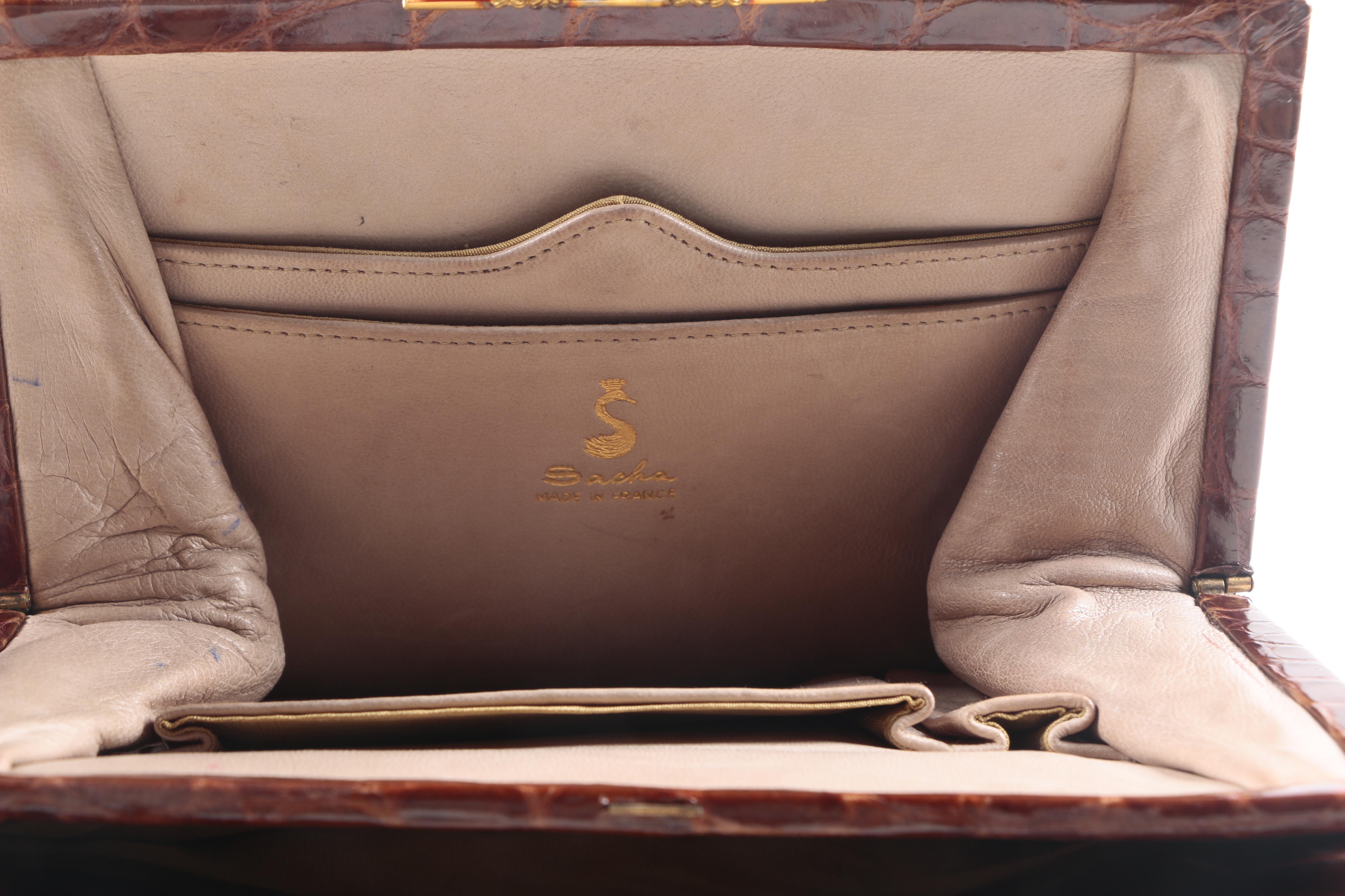 Vintage Crocodile Handbags Including Loewe and Sacha