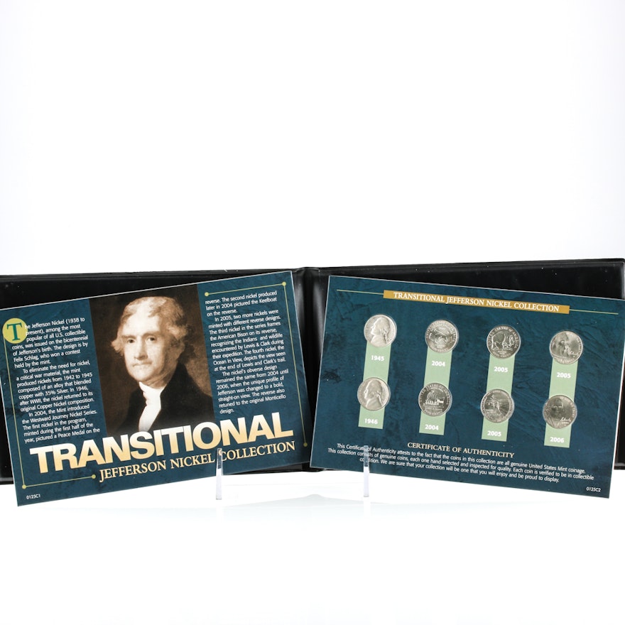 "Transitional Jefferson Nickel Collection"