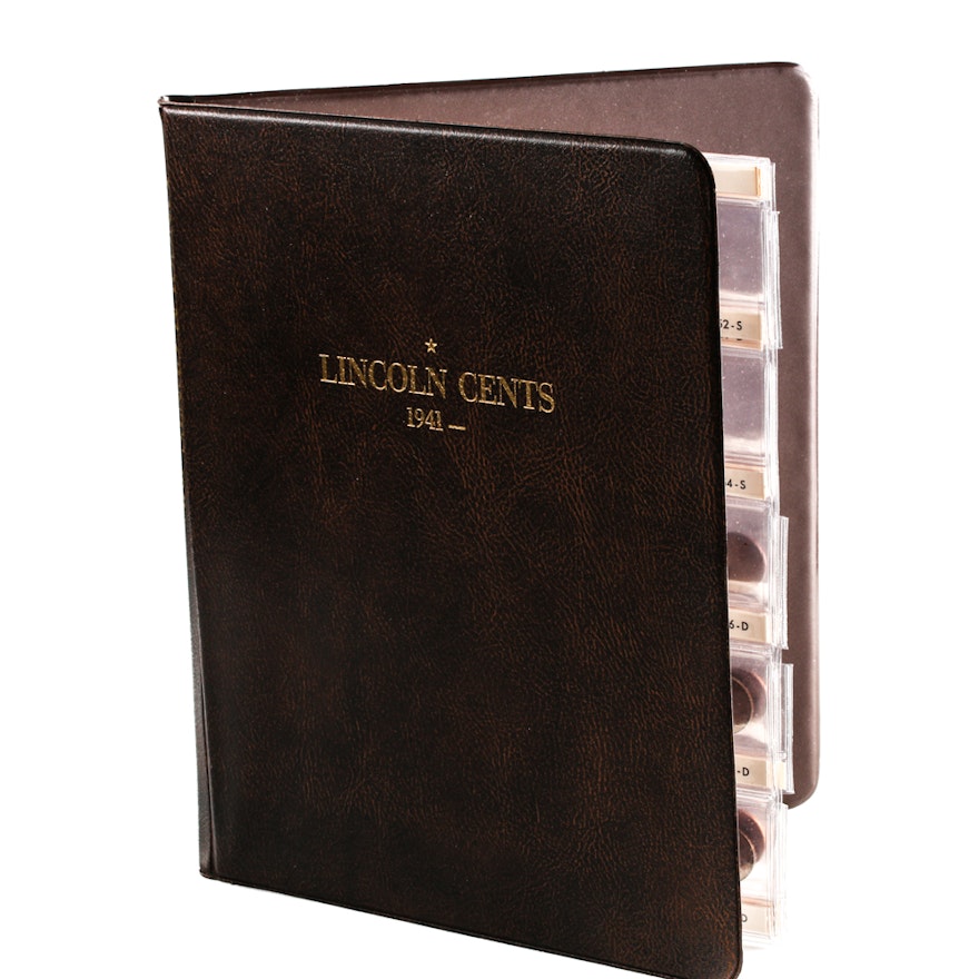 Binder of Lincoln Pennies 1973 to 1986