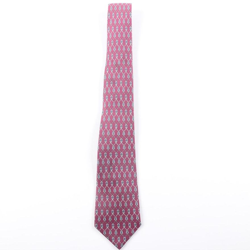 Hermès Silk Necktie