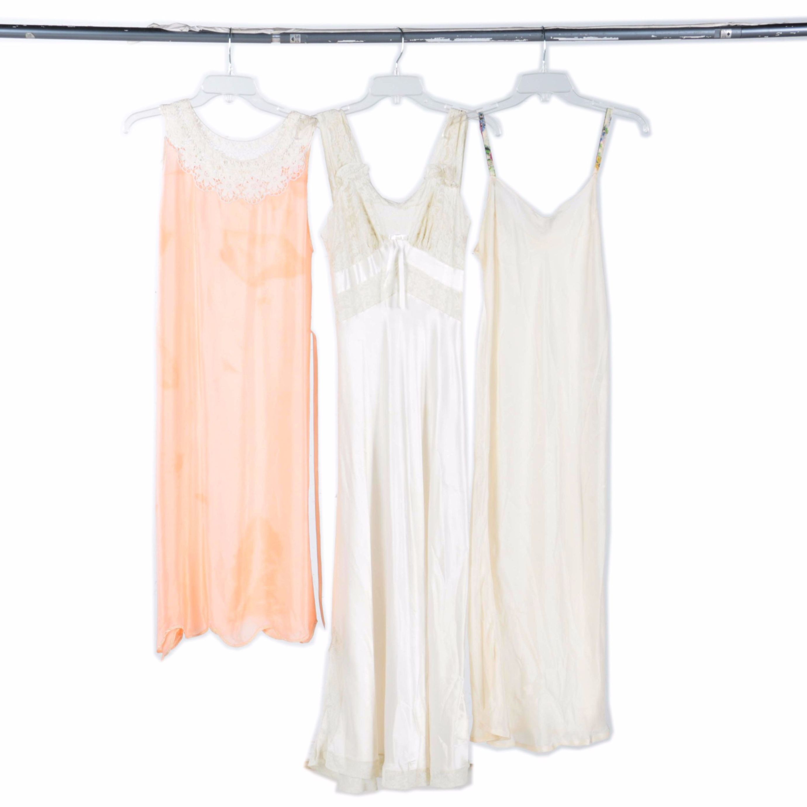 Vintage Silk and Rayon Nightgowns