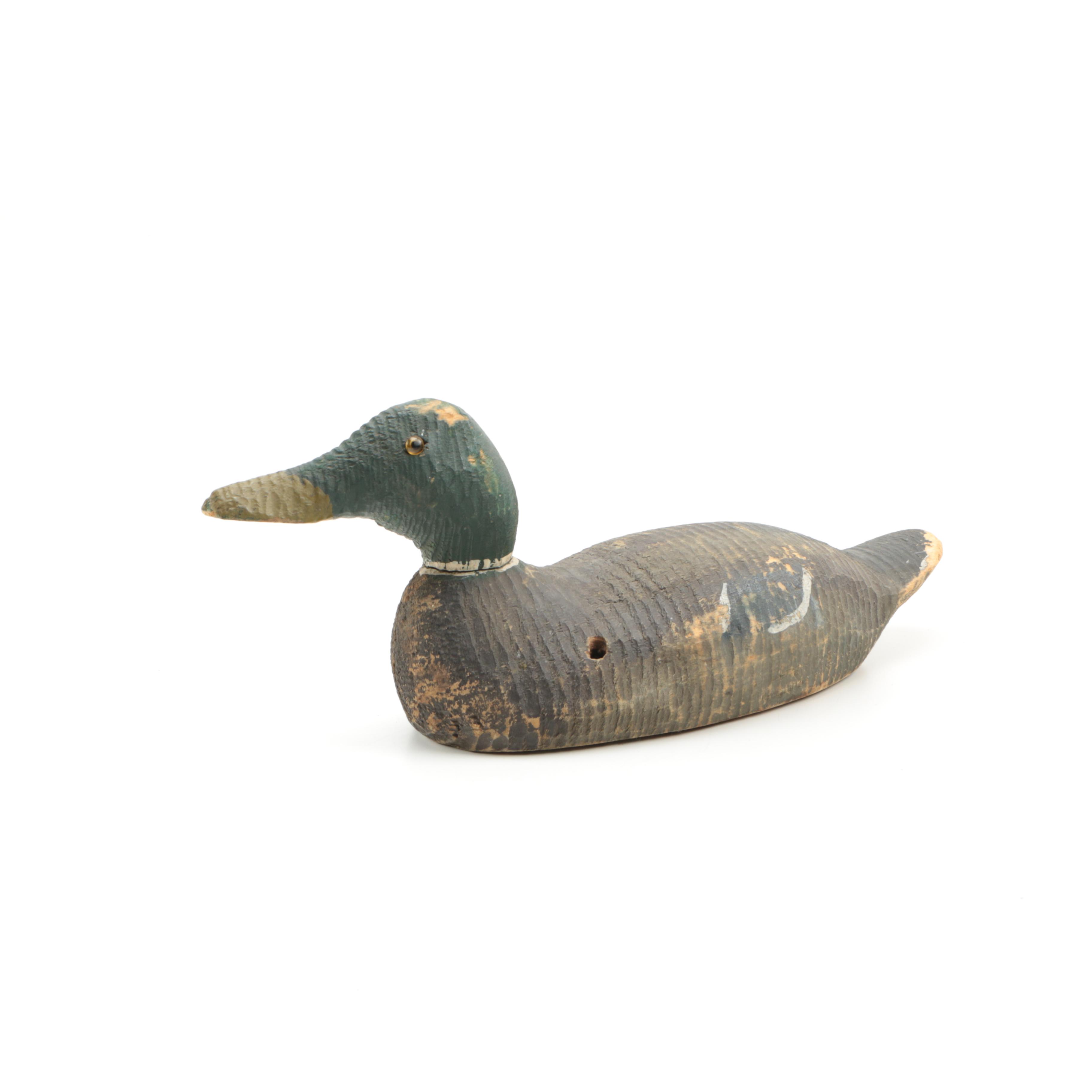 Handmade Wooden Duck Decoy