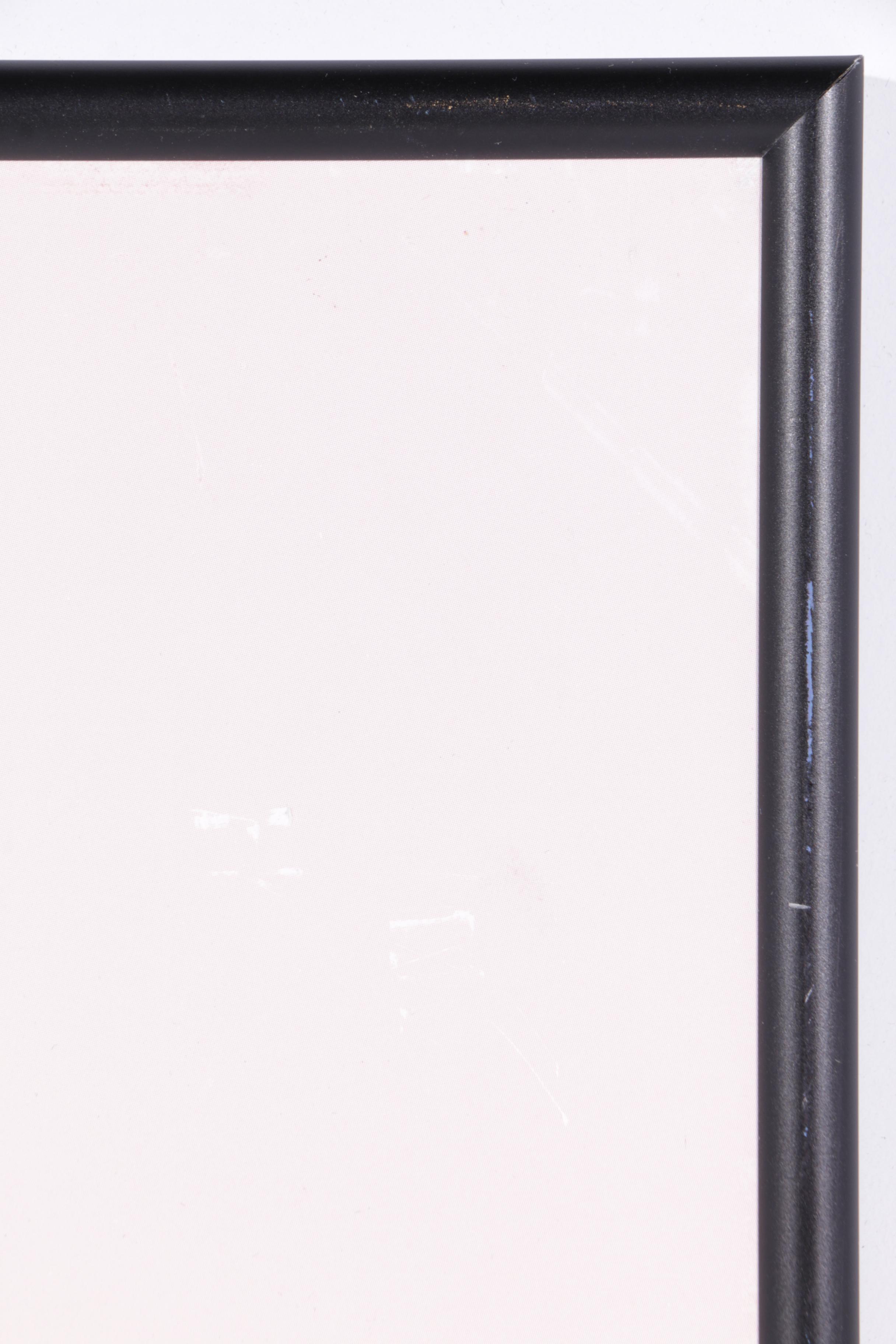 Framed Theatrical Film Poster Maximilian Schell's "Marlene"