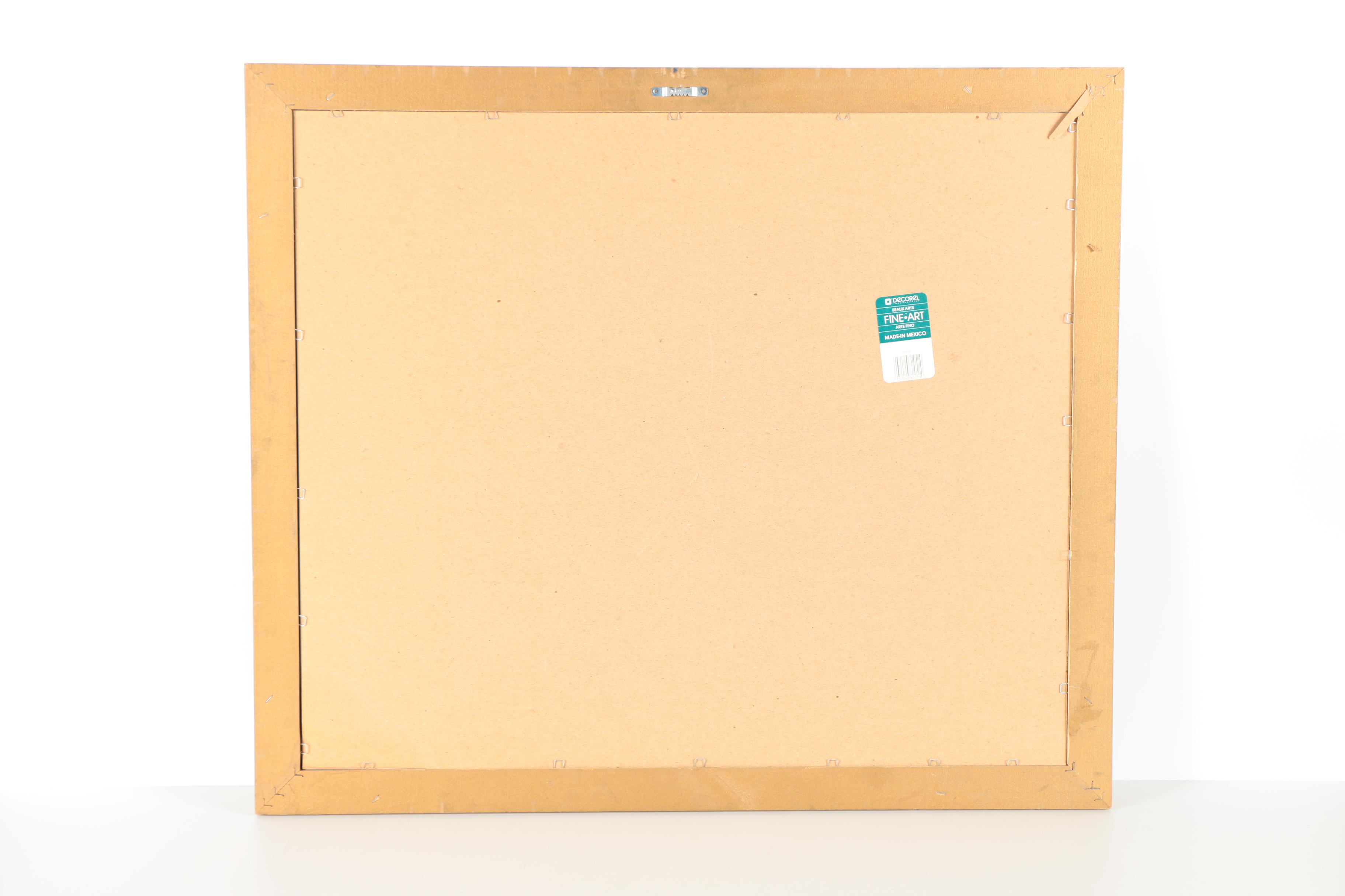 Offset Lithograph Map "A New And Accurate Map Of The World"
