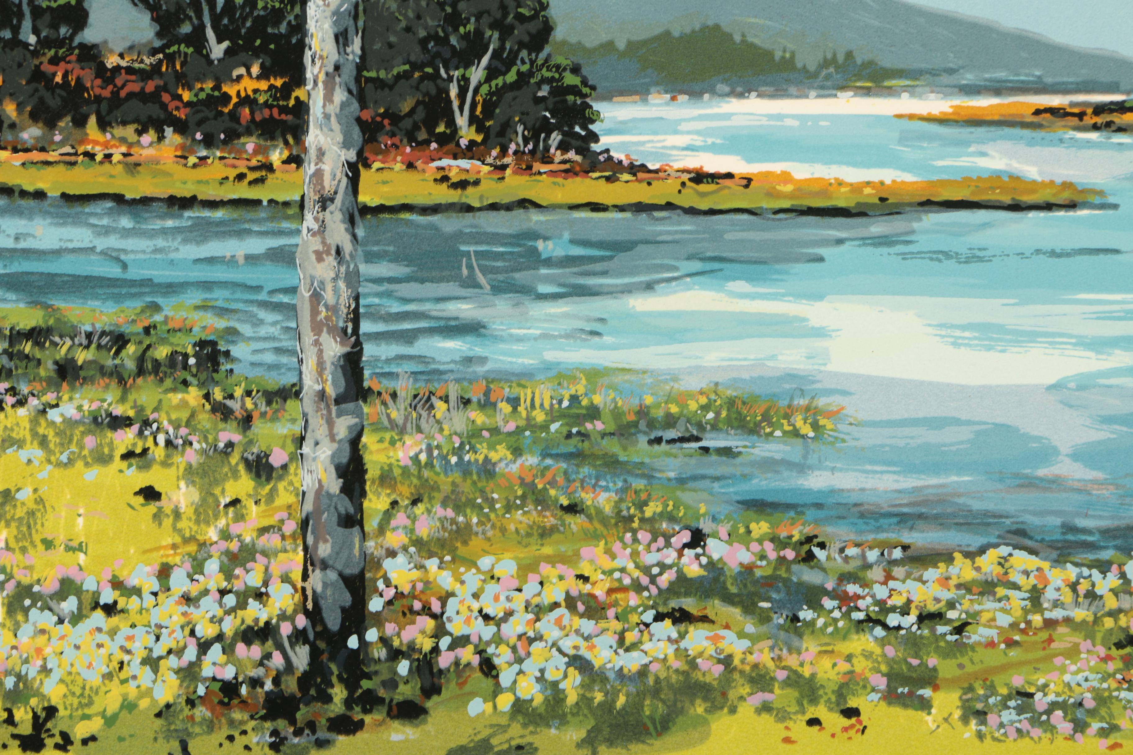 Lee Limited Edition Serigraph on Paper of a Lake