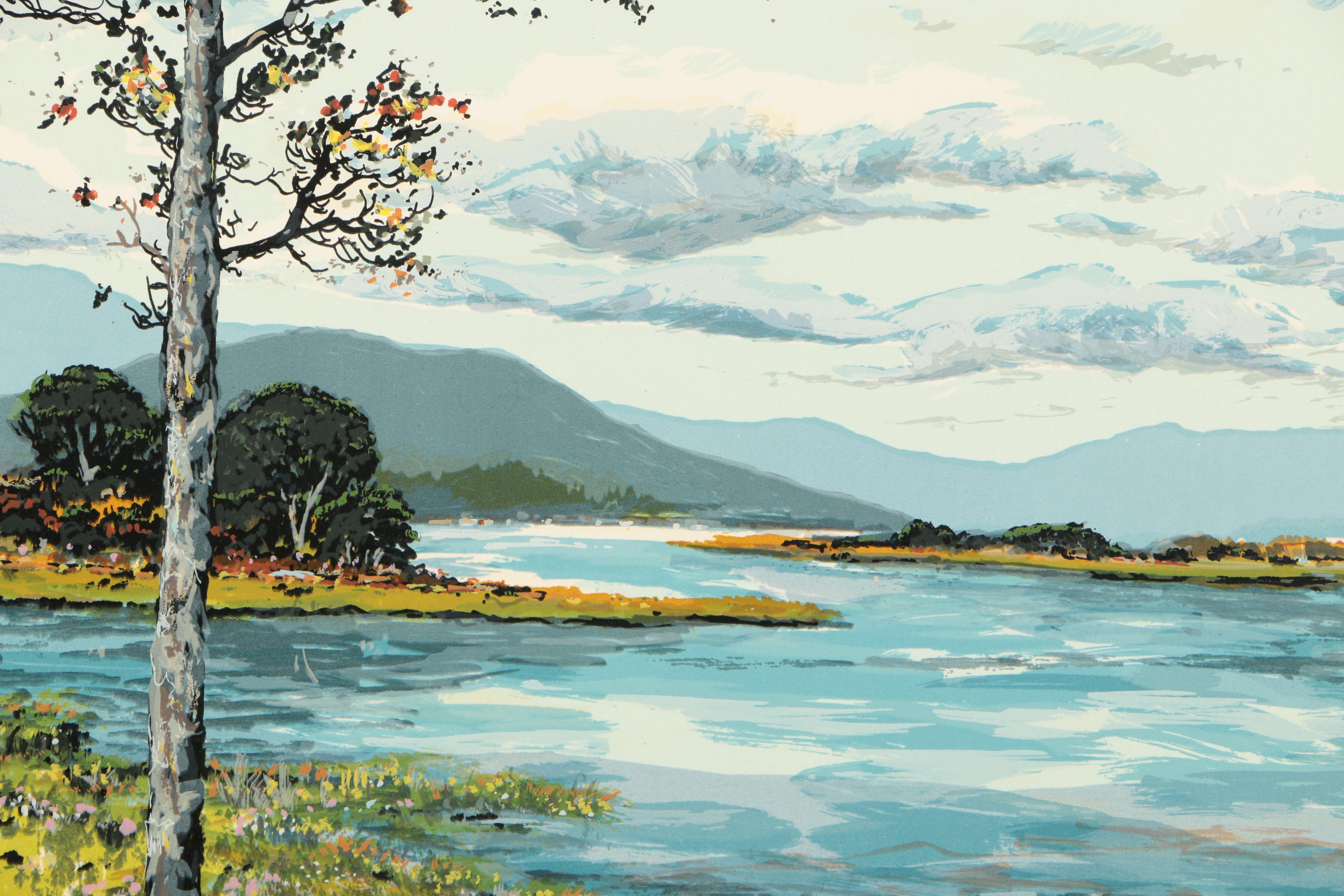 Lee Limited Edition Serigraph on Paper of a Lake