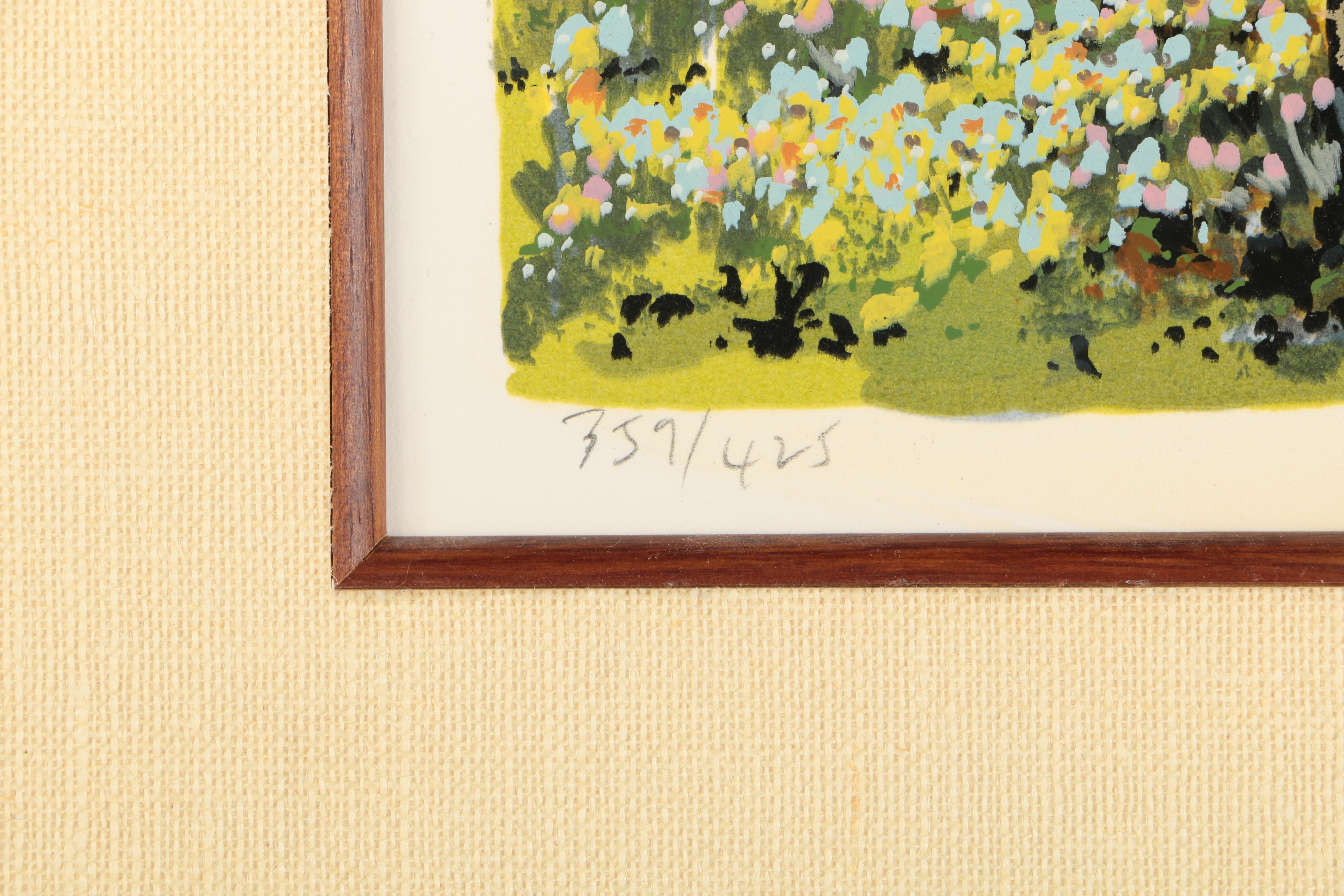 Lee Limited Edition Serigraph on Paper of a Lake