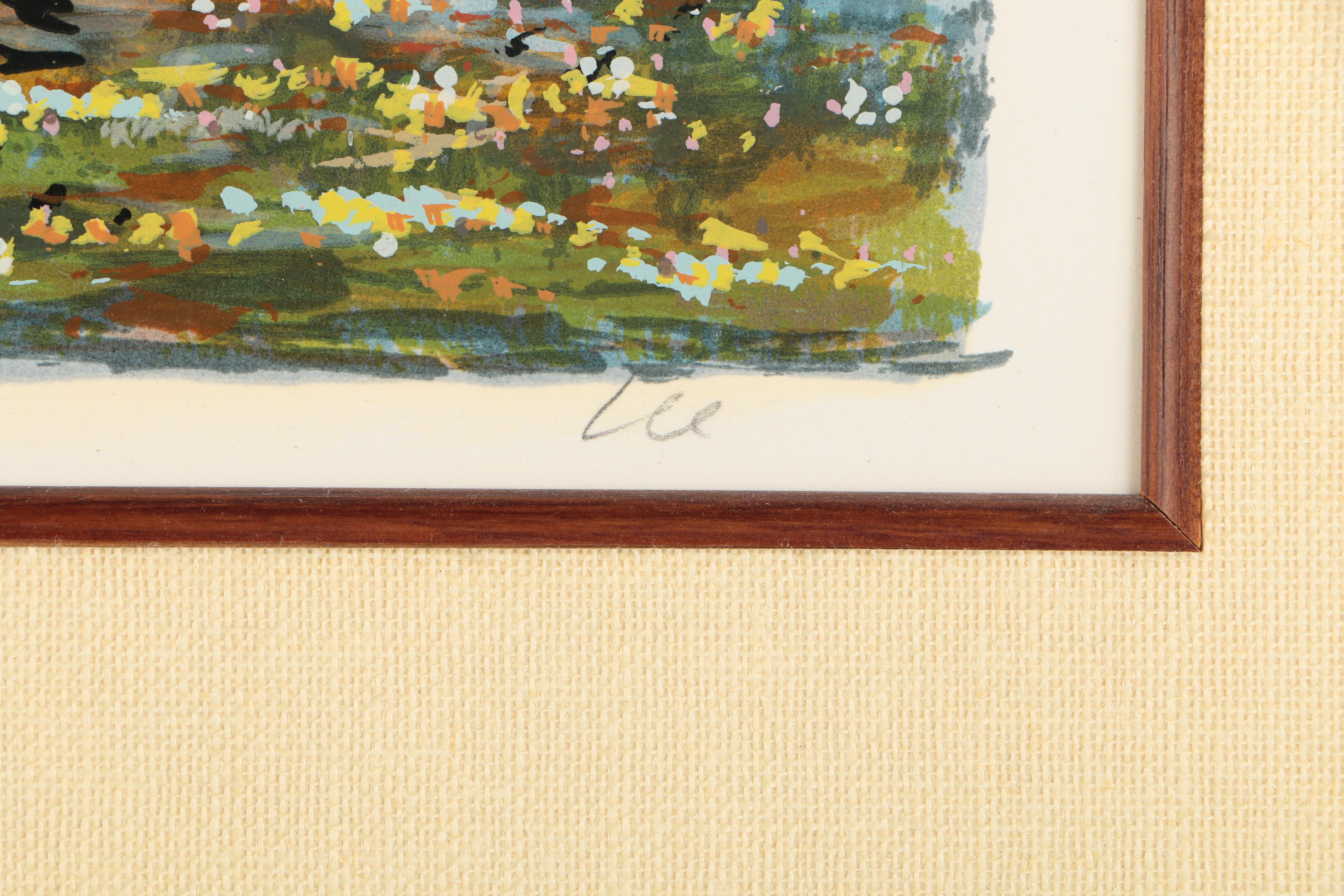 Lee Limited Edition Serigraph on Paper of a Lake