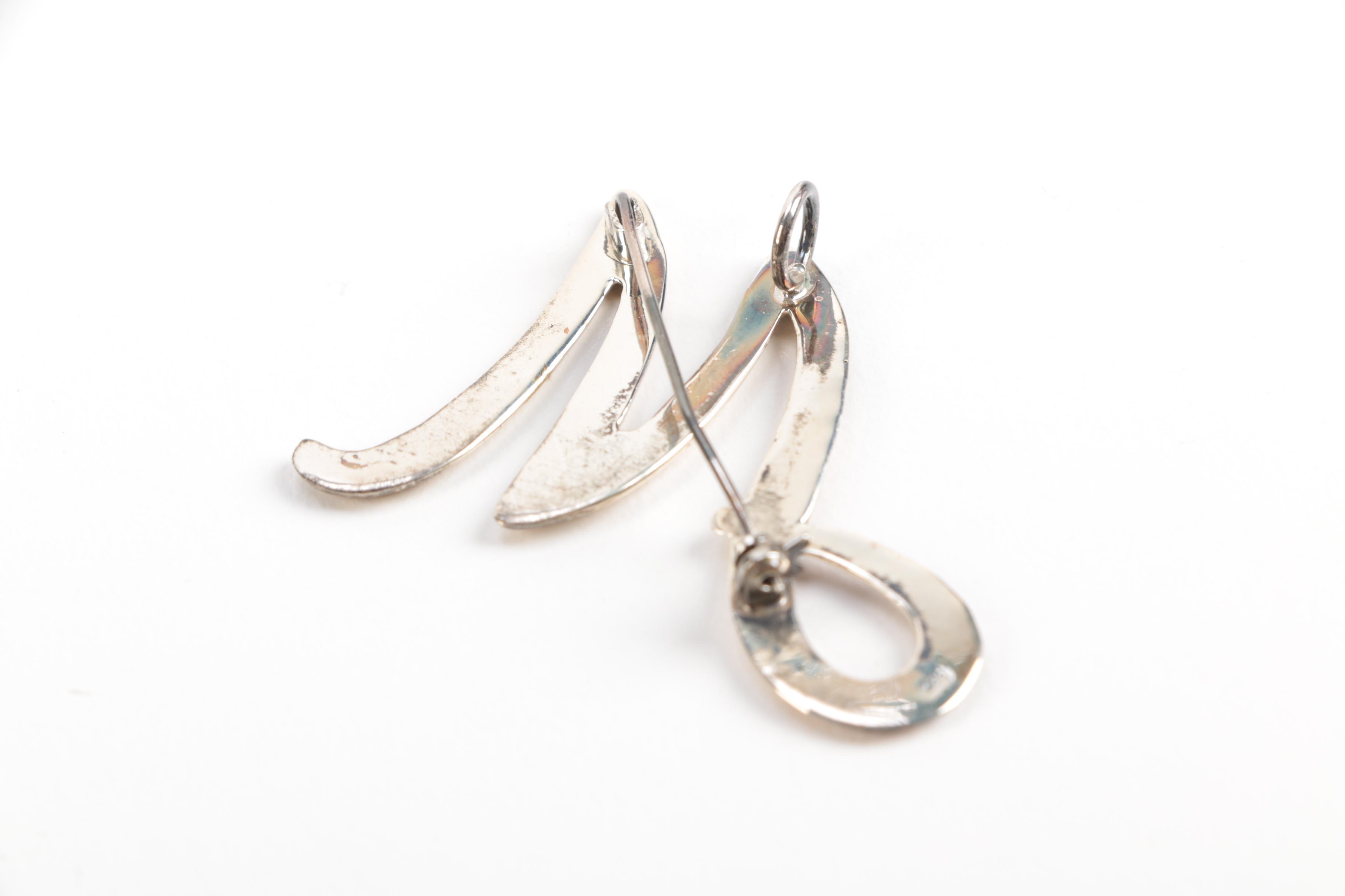 Sterling Silver Jewelry Including Pieces With Marcasite