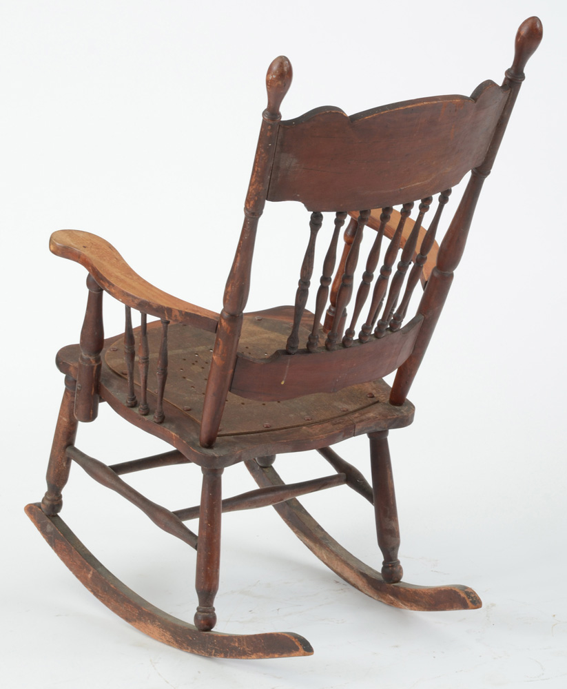Antique Spindle Back Rocking Chair