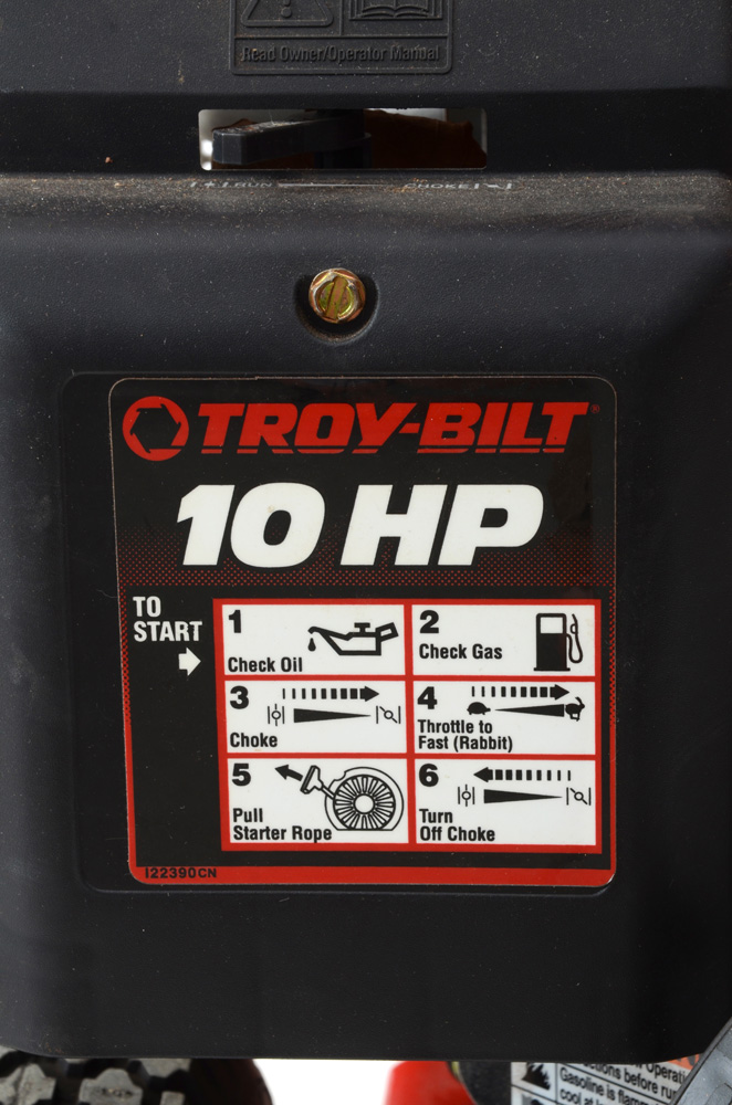 10 HP Troy-Bilt Wood Chipper Shredder