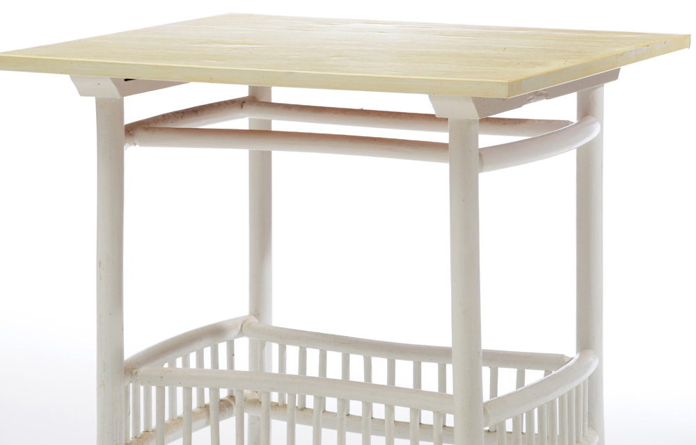 Painted Wood Side Table