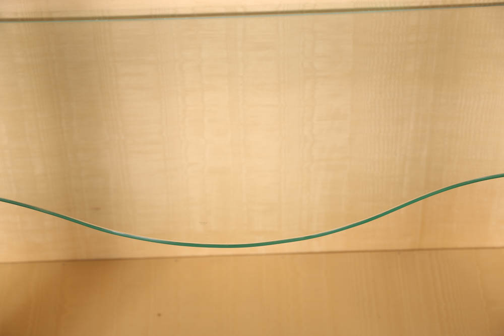 French Empire Style Marble Top Vitrine