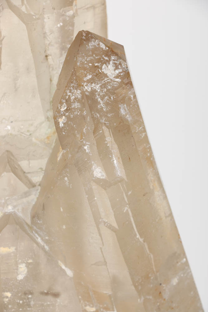 Monumental Cathedral Quartz on Lighted Bronze Base